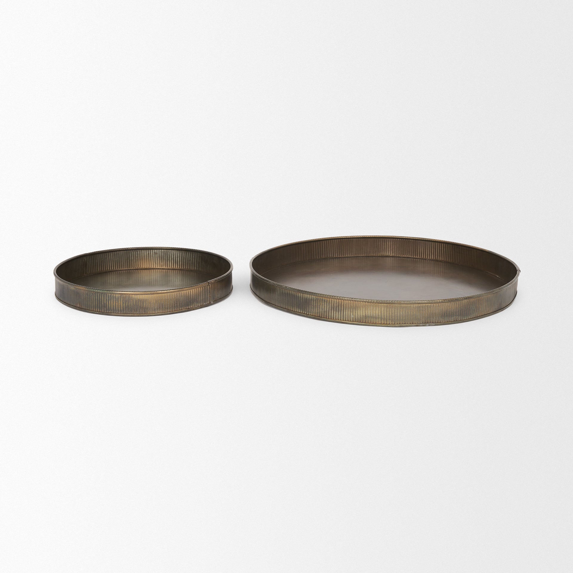 Varun Round Antiqued Brass Metal Tray - Set of 2 Trays & Containers Mercana , Black Friday Sale Mercana Furniture Sale, Old Bones Co, Mid Century Furniture Sale, Four Hands Furniture, Black Friday Sale Varun Round Antiqued Brass Metal Tray - Set of 2,Gus Sale, Perigold Varun Round Antiqued Brass Metal Tray - Set of 2 Trays & Containers Black Friday Sale , Perigold Sale Varun Round Antiqued Brass Metal Tray - Set of 2,Varun Round Antiqued Brass Metal Tray - Set of 2 Lulu and Georgia, Burke Decor Sale Varun R
