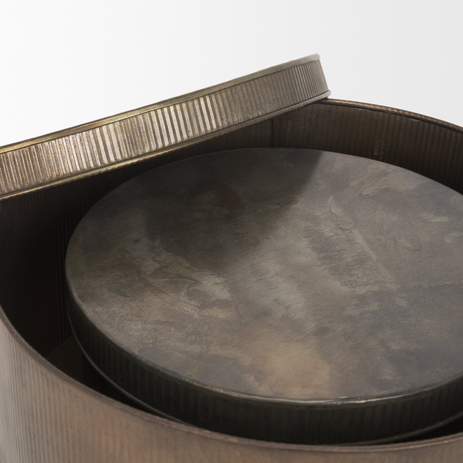 Josephine Round Antique Gold Metal Box - Set of 2 Decorative Box Mercana , Black Friday Sale Mercana Furniture Sale, Old Bones Co, Mid Century Furniture Sale, Four Hands Furniture, Black Friday Sale Josephine Round Antique Gold Metal Box - Set of 2,Gus Sale, Perigold Josephine Round Antique Gold Metal Box - Set of 2 Decorative Box Black Friday Sale , Perigold Sale Josephine Round Antique Gold Metal Box - Set of 2,Josephine Round Antique Gold Metal Box - Set of 2 Lulu and Georgia, Burke Decor Sale Josephine