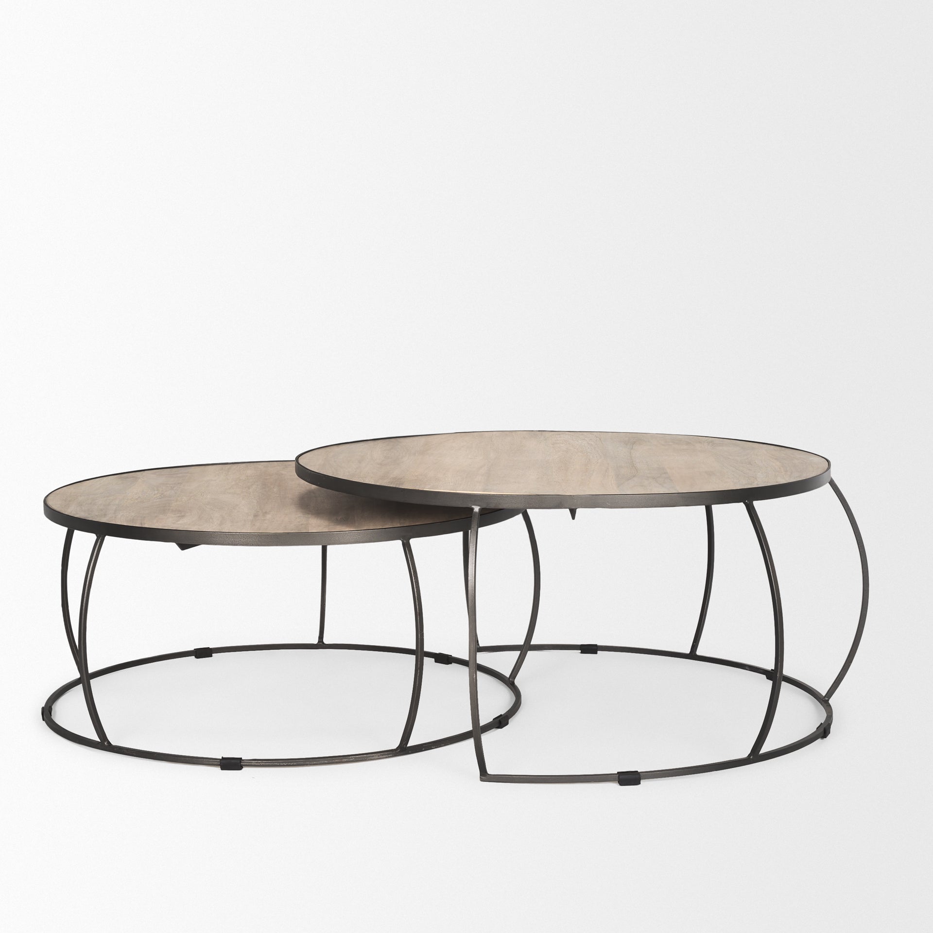 Clapp Round Wood and Metal Nesting Coffee Tables - Set of 2 Coffee Tables Mercana , Black Friday Sale Mercana Furniture Sale, Old Bones Co, Mid Century Furniture Sale, Four Hands Furniture, Black Friday Sale Clapp Round Wood and Metal Nesting Coffee Tables - Set of 2,Gus Sale, Perigold Clapp Round Wood and Metal Nesting Coffee Tables - Set of 2 Coffee Tables Black Friday Sale , Perigold Sale Clapp Round Wood and Metal Nesting Coffee Tables - Set of 2,Clapp Round Wood and Metal Nesting Coffee Tables - Set of