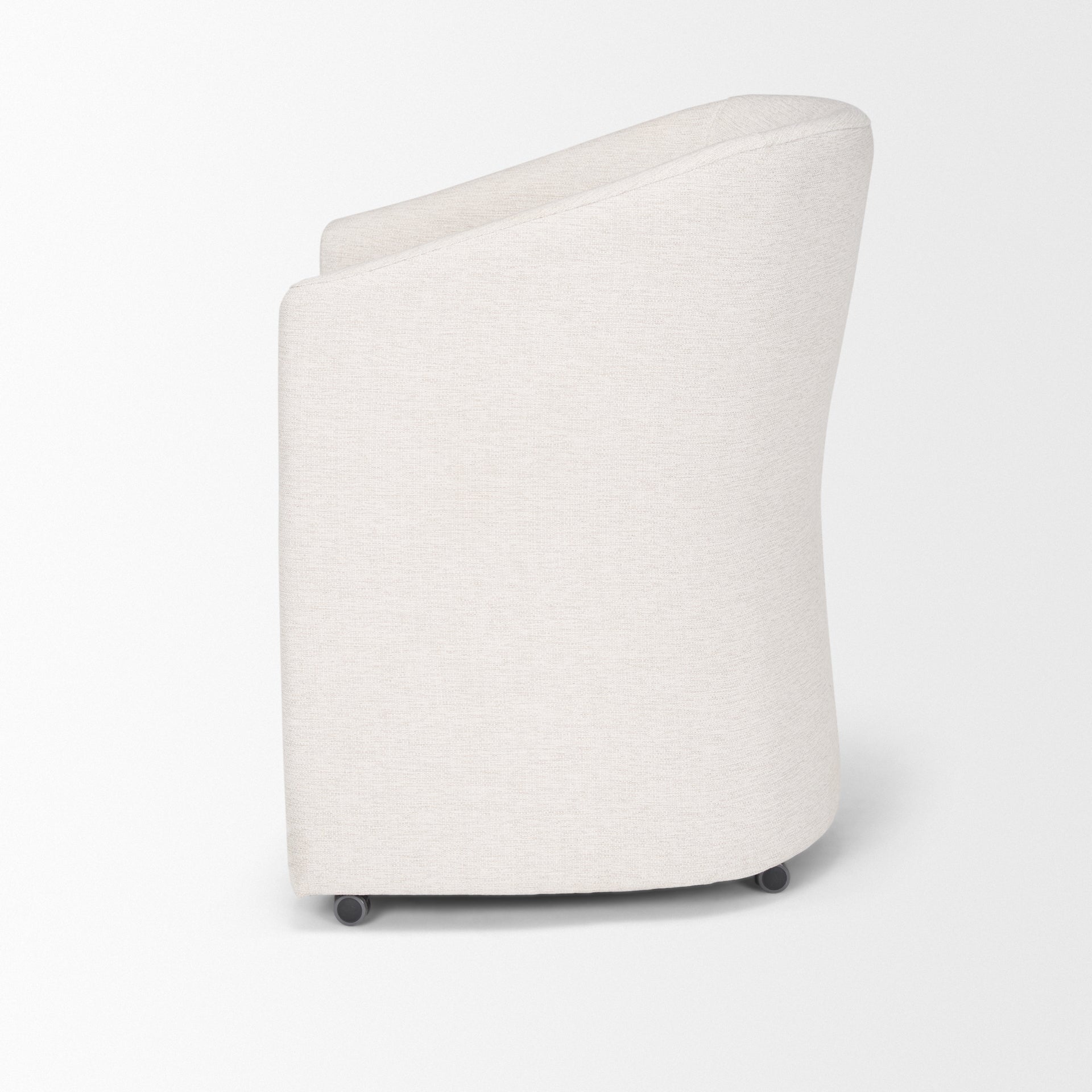 Sondra Performance Fabric Upholstered Club Dining Chair