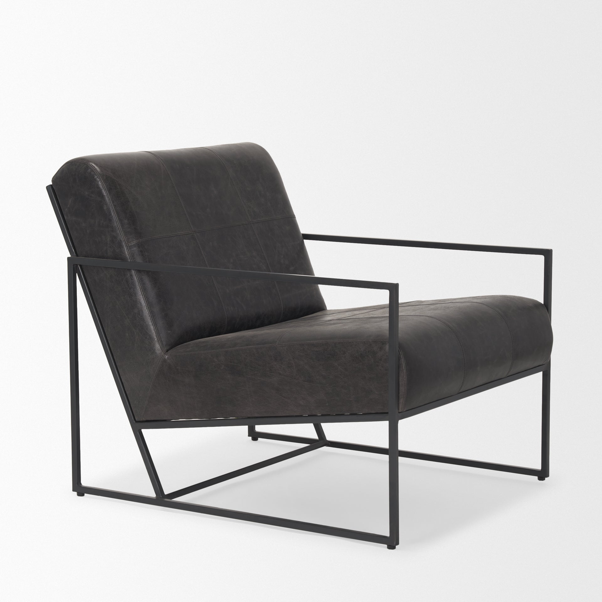 Stratton Gunmetal with Genuine Leather Upholstered Accent Chair Accent Chairs Mercana , Black Friday Sale Mercana Furniture Sale, Old Bones Co, Mid Century Furniture Sale, Four Hands Furniture, Black Friday Sale Stratton Gunmetal with Genuine Leather Upholstered Accent Chair,Gus Sale, Perigold Stratton Gunmetal with Genuine Leather Upholstered Accent Chair Accent Chairs Black Friday Sale , Perigold Sale Stratton Gunmetal with Genuine Leather Upholstered Accent Chair,Stratton Gunmetal with Genuine Leather Up