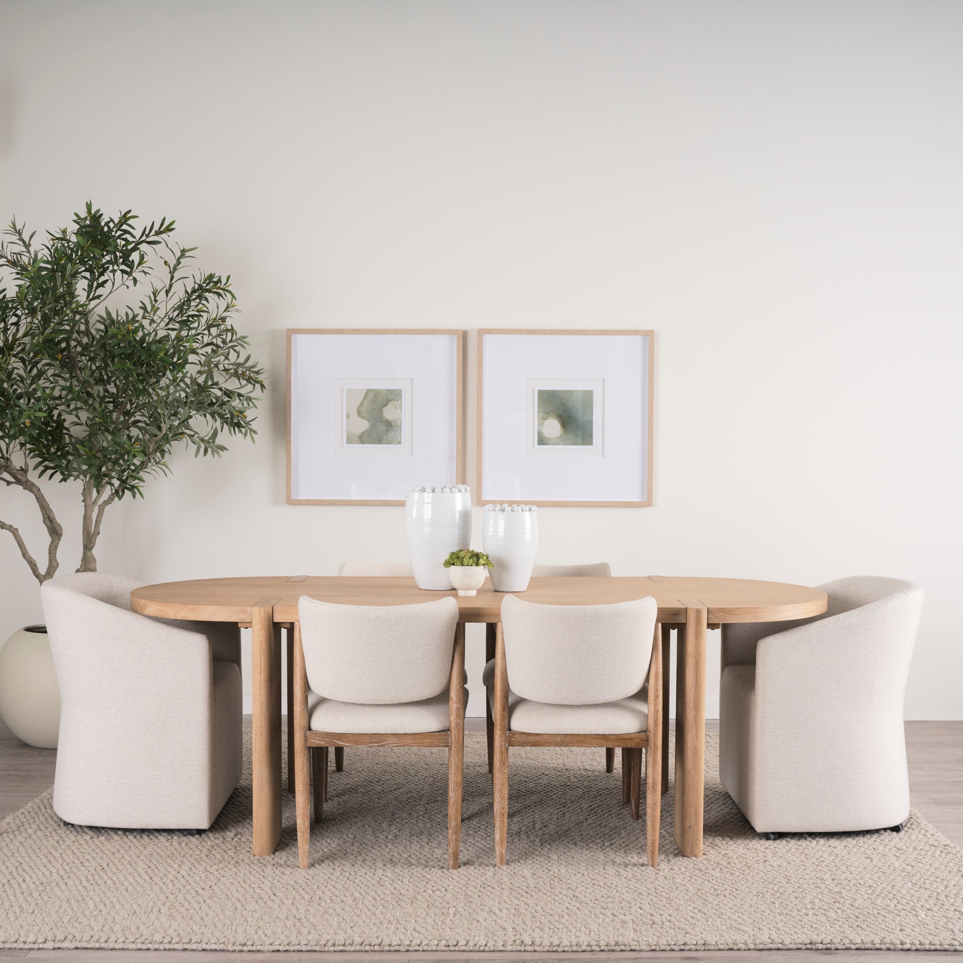 Sondra Performance Fabric Upholstered Club Dining Chair