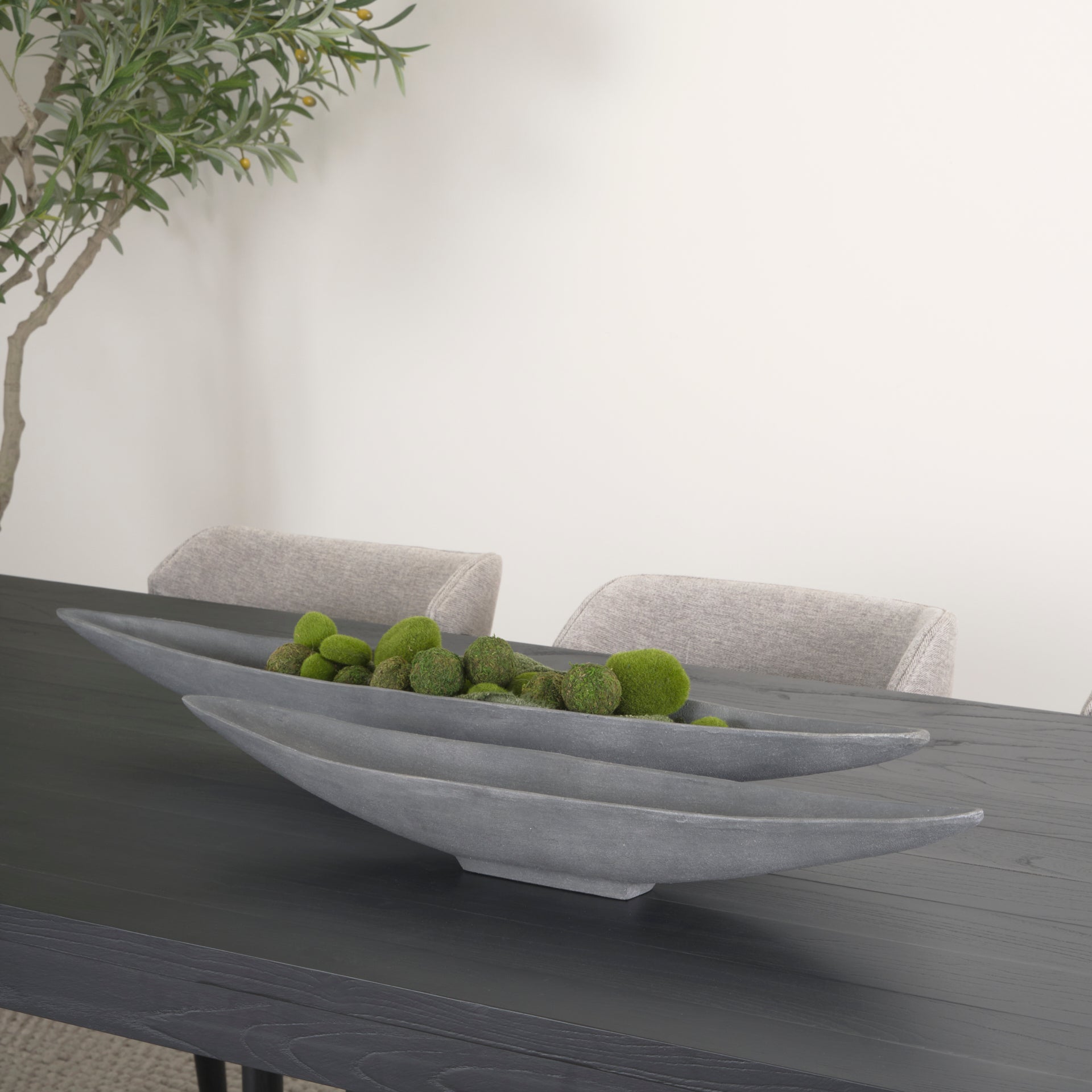 Piero Concrete Finished Metal Decorative Bowl