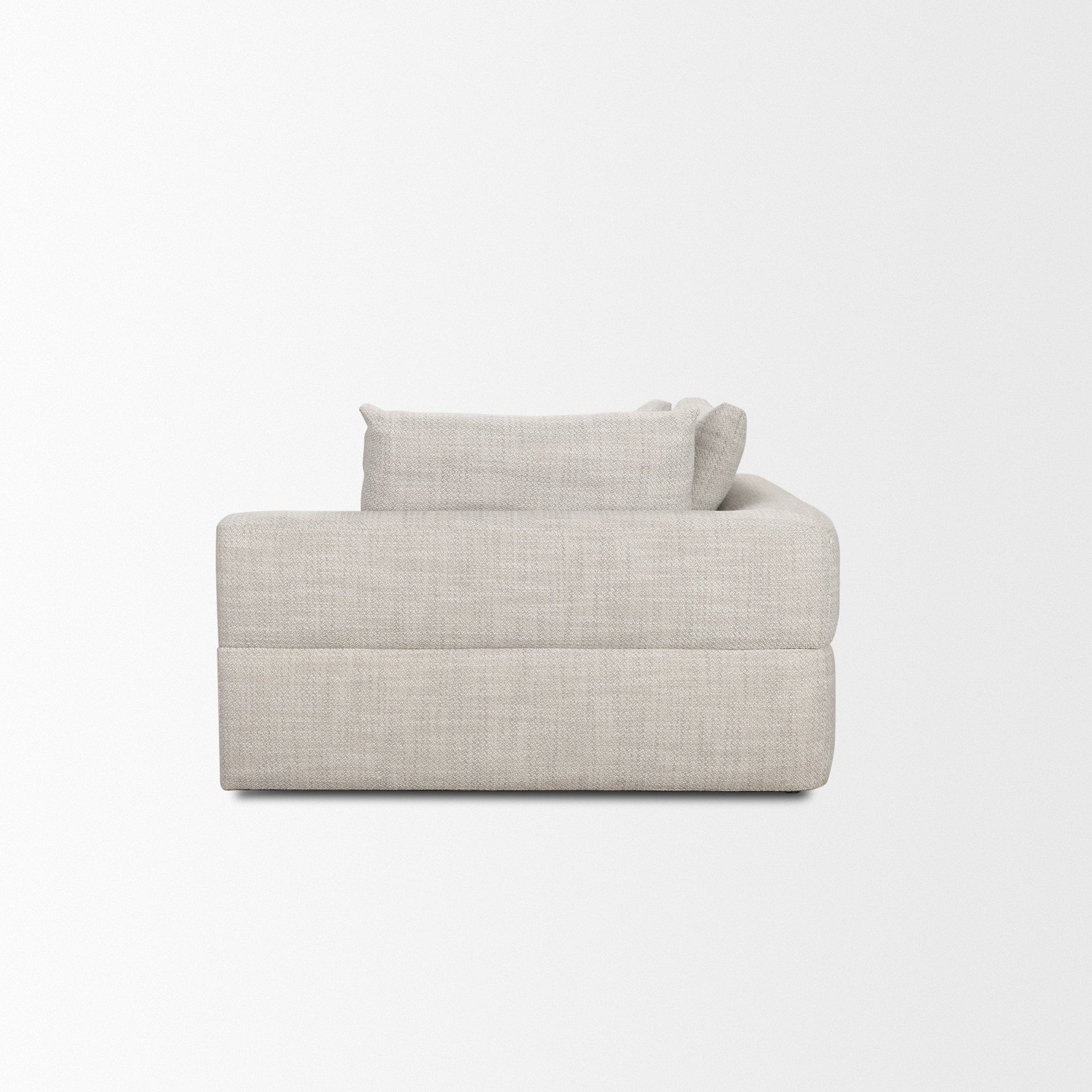 Warner Gray Performance Fabric Corner Piece