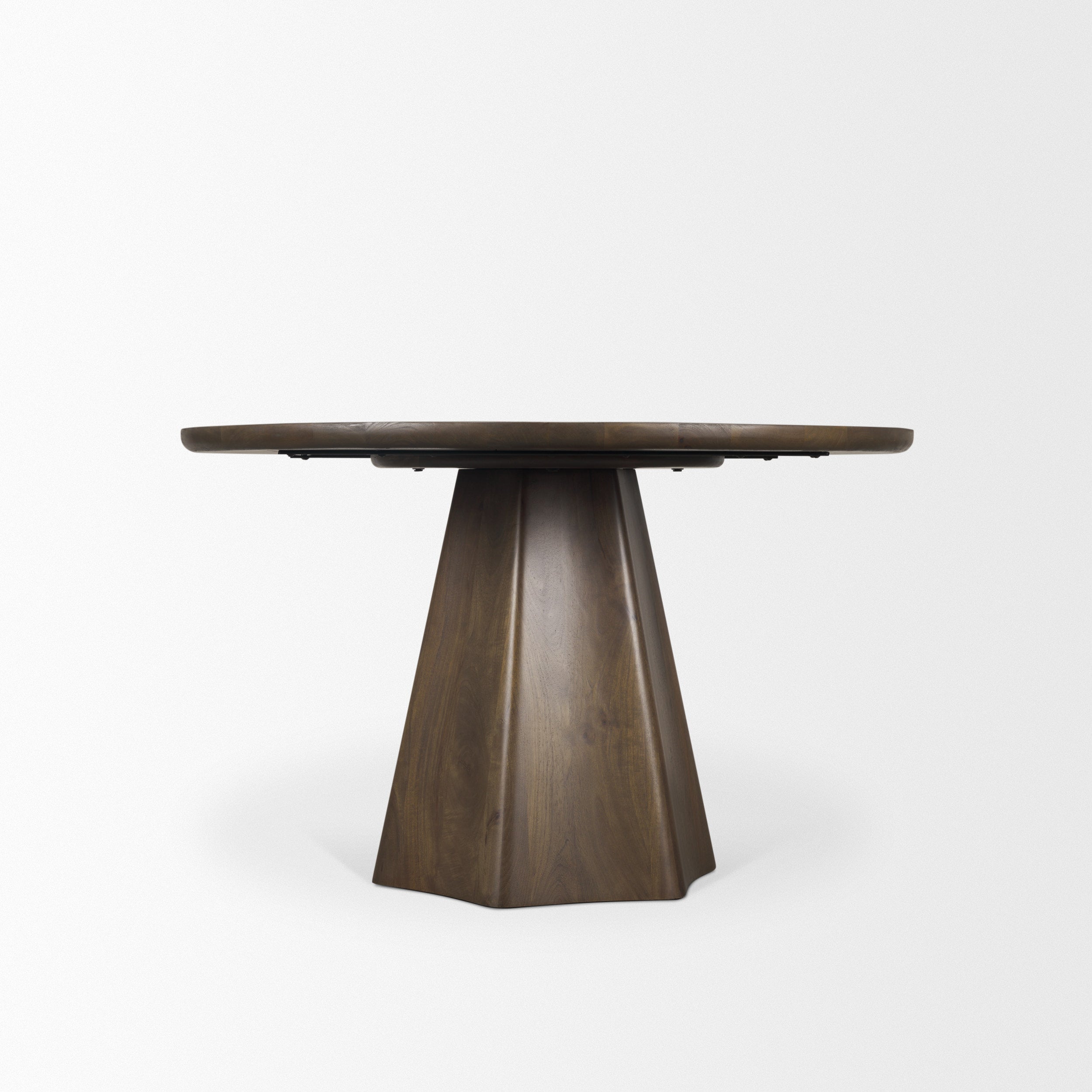 Jovani Solid Mango Wood Round Dining Table
