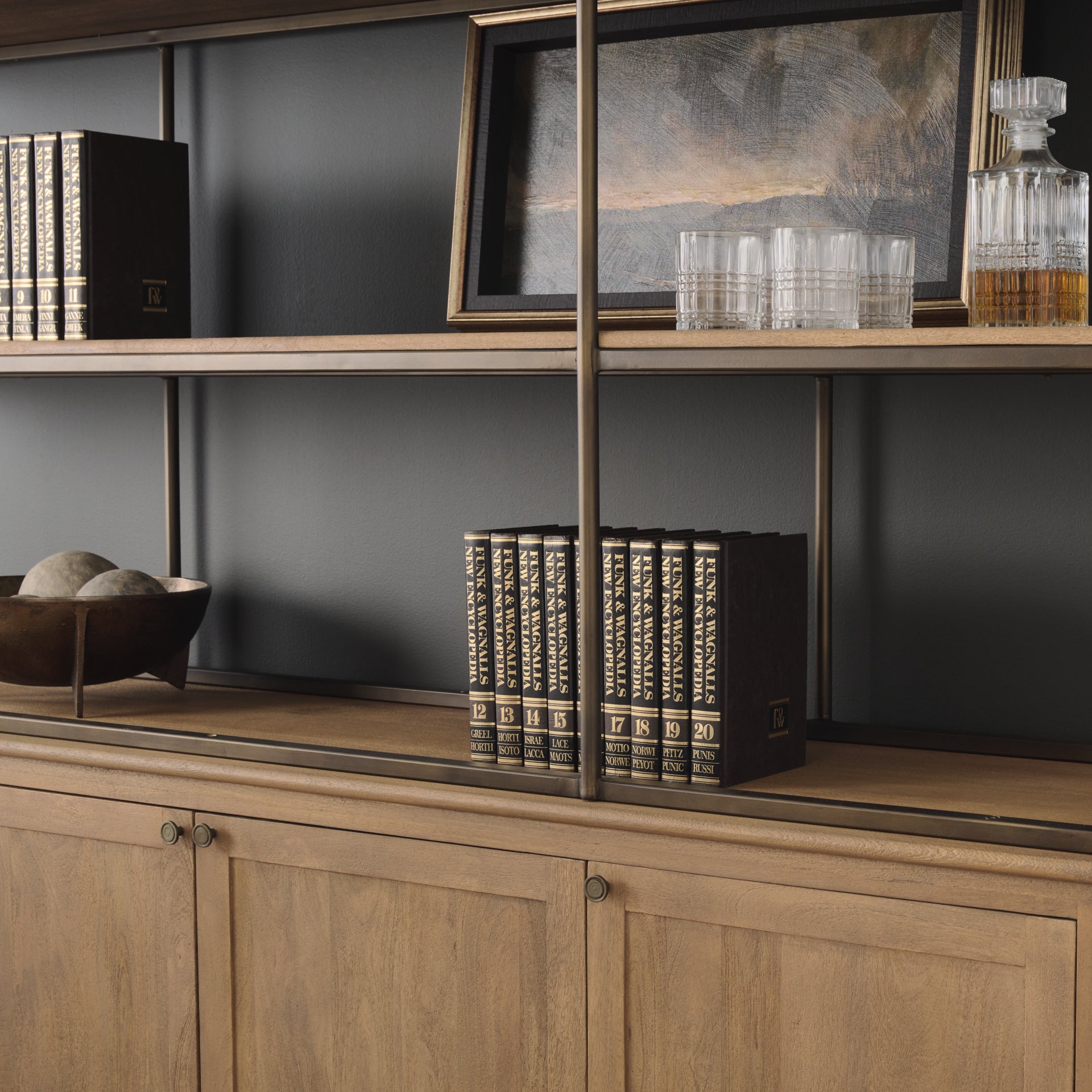 Braxton Light Brown Wood with Antiqued Brass Metal 3-Tiers 2-Door Shelving Unit Bookcases & Shelves Mercana , Black Friday Sale Mercana Furniture Sale, Old Bones Co, Mid Century Furniture Sale, Four Hands Furniture, Black Friday Sale Braxton Light Brown Wood with Antiqued Brass Metal 3-Tiers 2-Door Shelving Unit,Gus Sale, Perigold Braxton Light Brown Wood with Antiqued Brass Metal 3-Tiers 2-Door Shelving Unit Bookcases & Shelves Black Friday Sale , Perigold Sale Braxton Light Brown Wood with Antiqued Brass