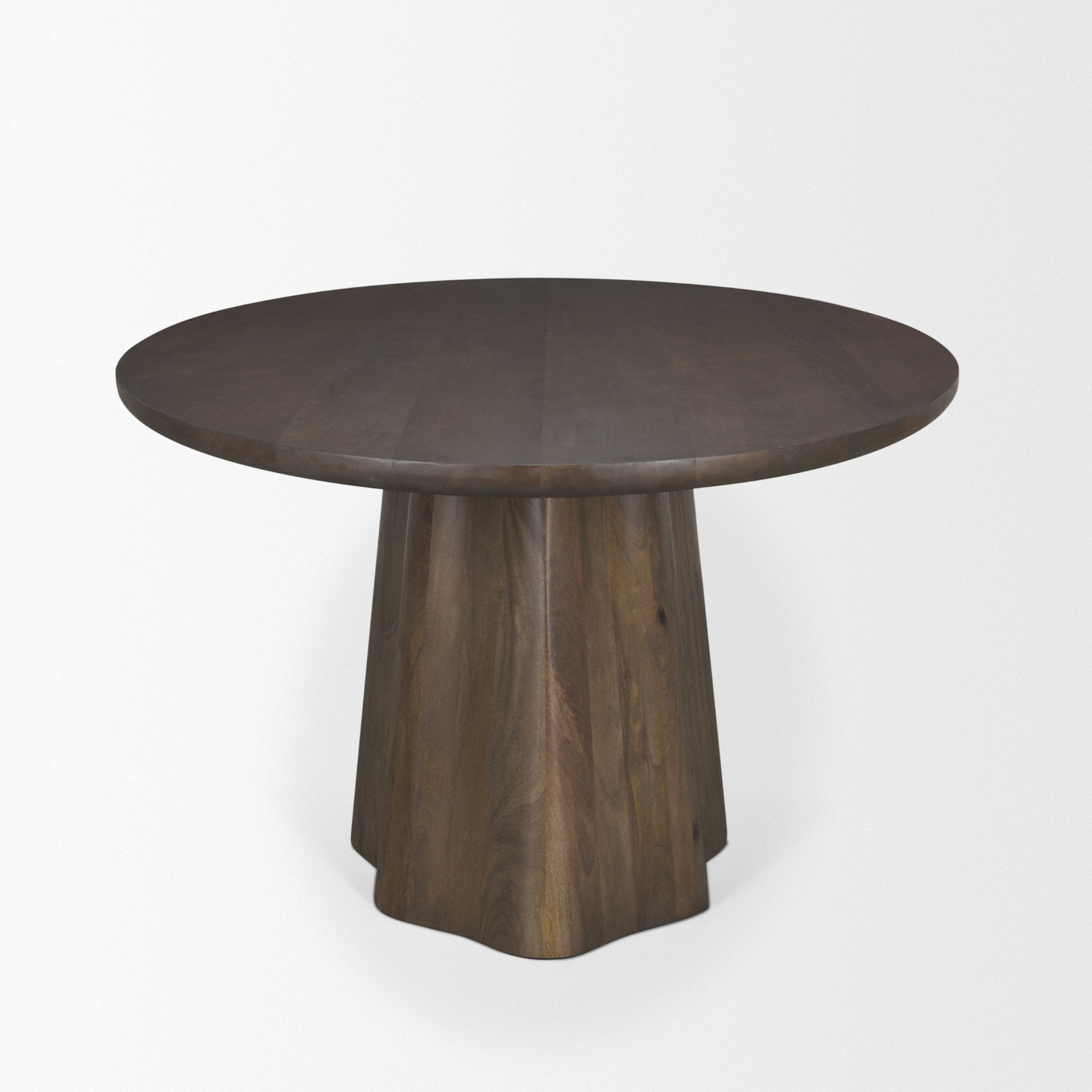 Jovani 94" Solid Mango Wood Oval Dining Table