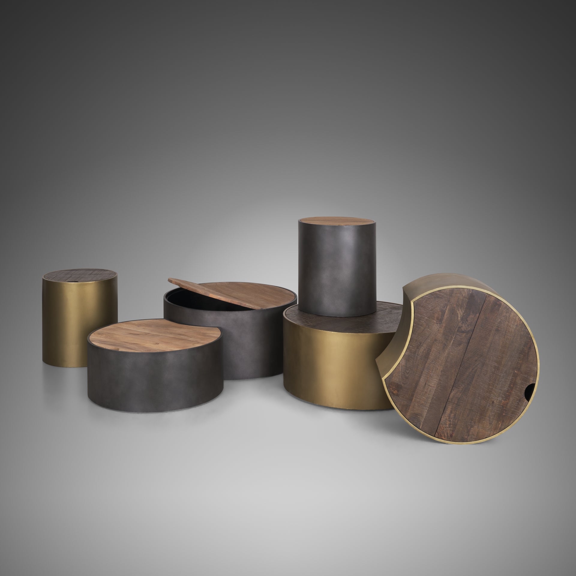 Eclipse Metal Drum Base with Wood Top Nested Coffee Table Coffee Tables Mercana , Black Friday Sale Mercana Furniture Sale, Old Bones Co, Mid Century Furniture Sale, Four Hands Furniture, Black Friday Sale Eclipse Metal Drum Base with Wood Top Nested Coffee Table,Gus Sale, Perigold Eclipse Metal Drum Base with Wood Top Nested Coffee Table Coffee Tables Black Friday Sale , Perigold Sale Eclipse Metal Drum Base with Wood Top Nested Coffee Table,Eclipse Metal Drum Base with Wood Top Nested Coffee Table Lulu an