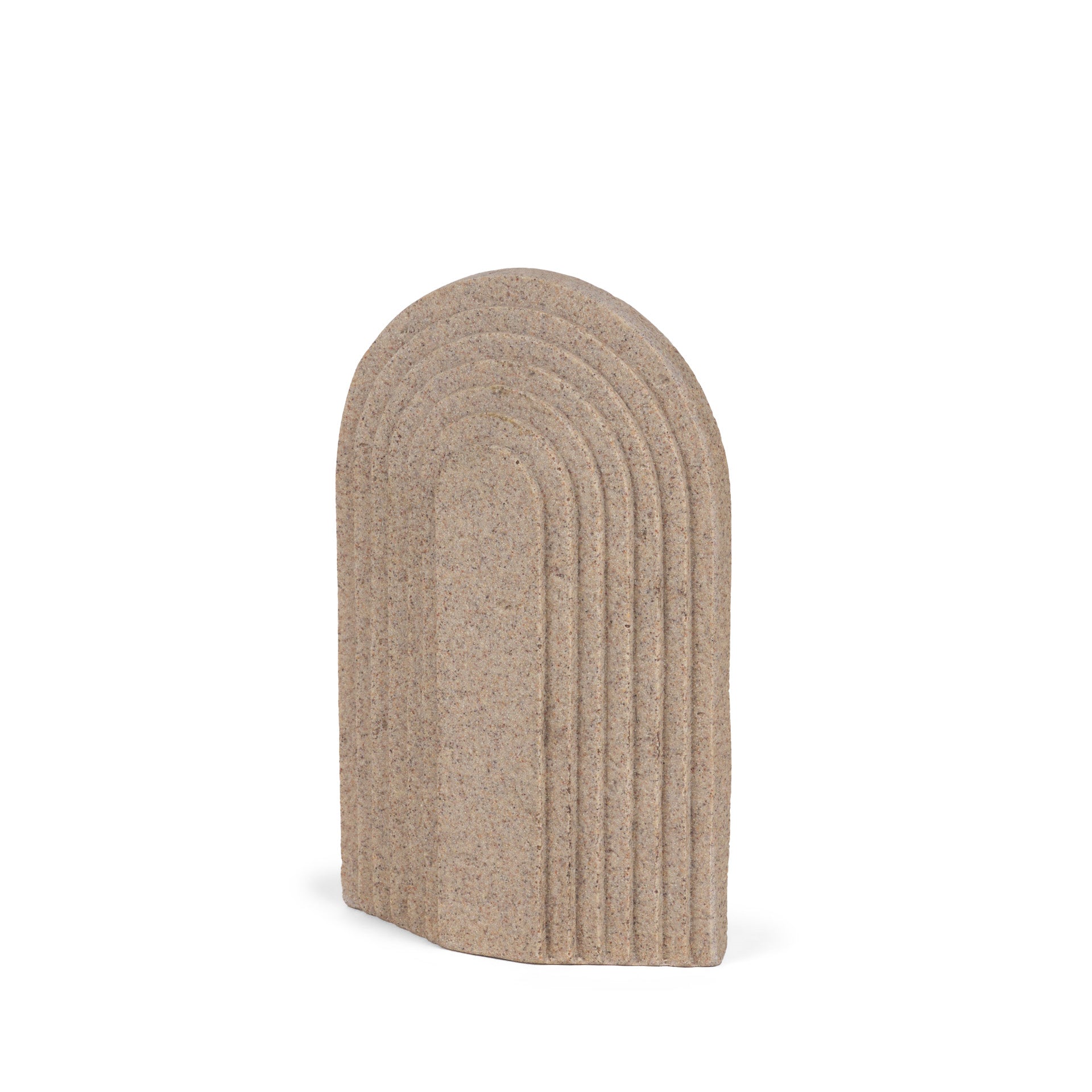 Kael Resin Textured Concrete Gray Decorative Object