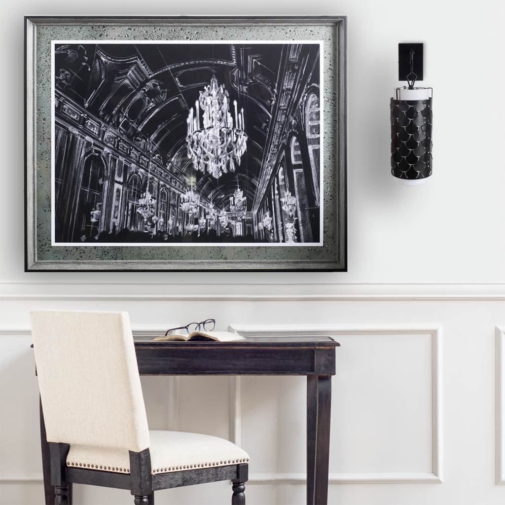 Brasseur Metal Fish Scale Wall Sconce