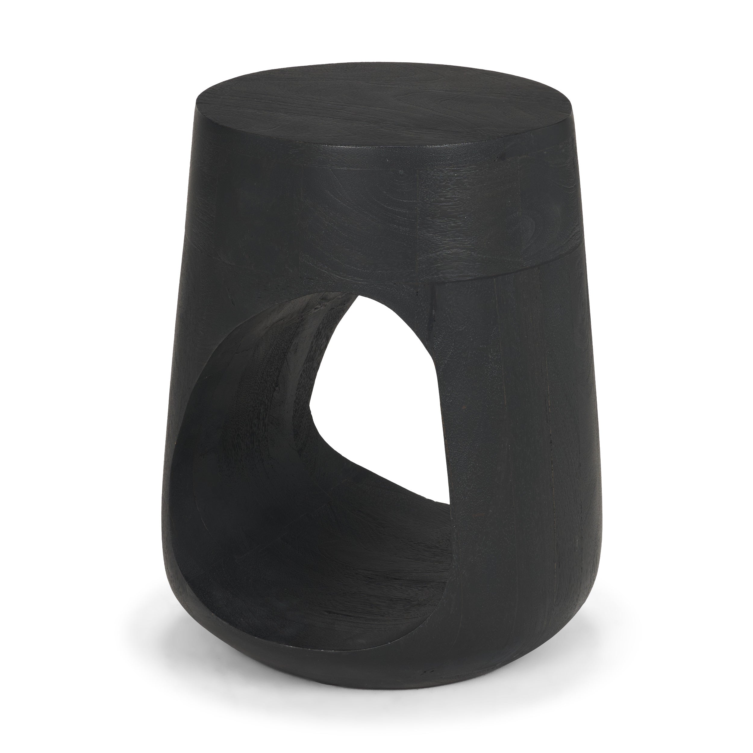 Cove Sculptural Open Side Table