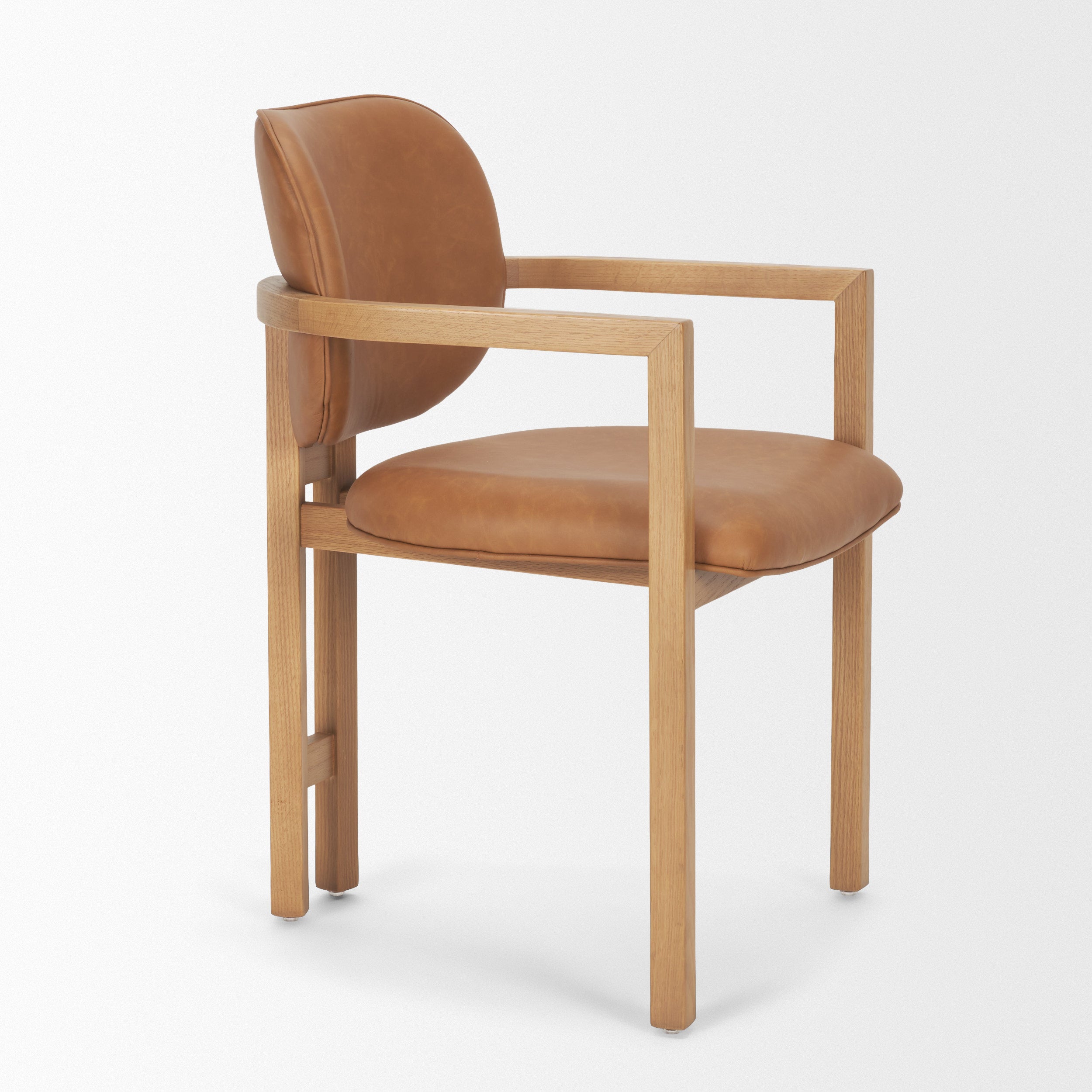 Carlisle Curved Back Tripod Frame Dining Armchair