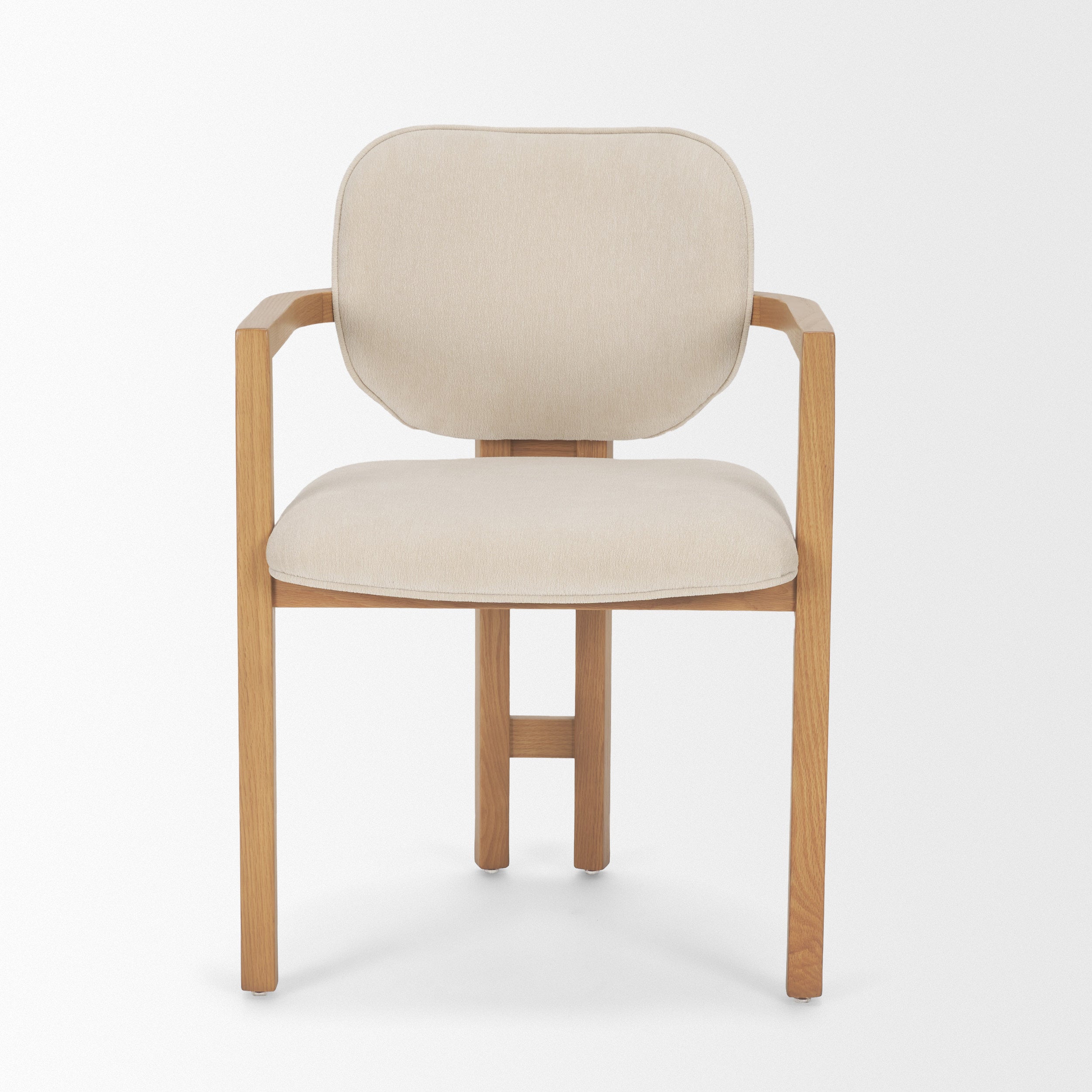 Carlisle Curved Back Tripod Frame Dining Armchair