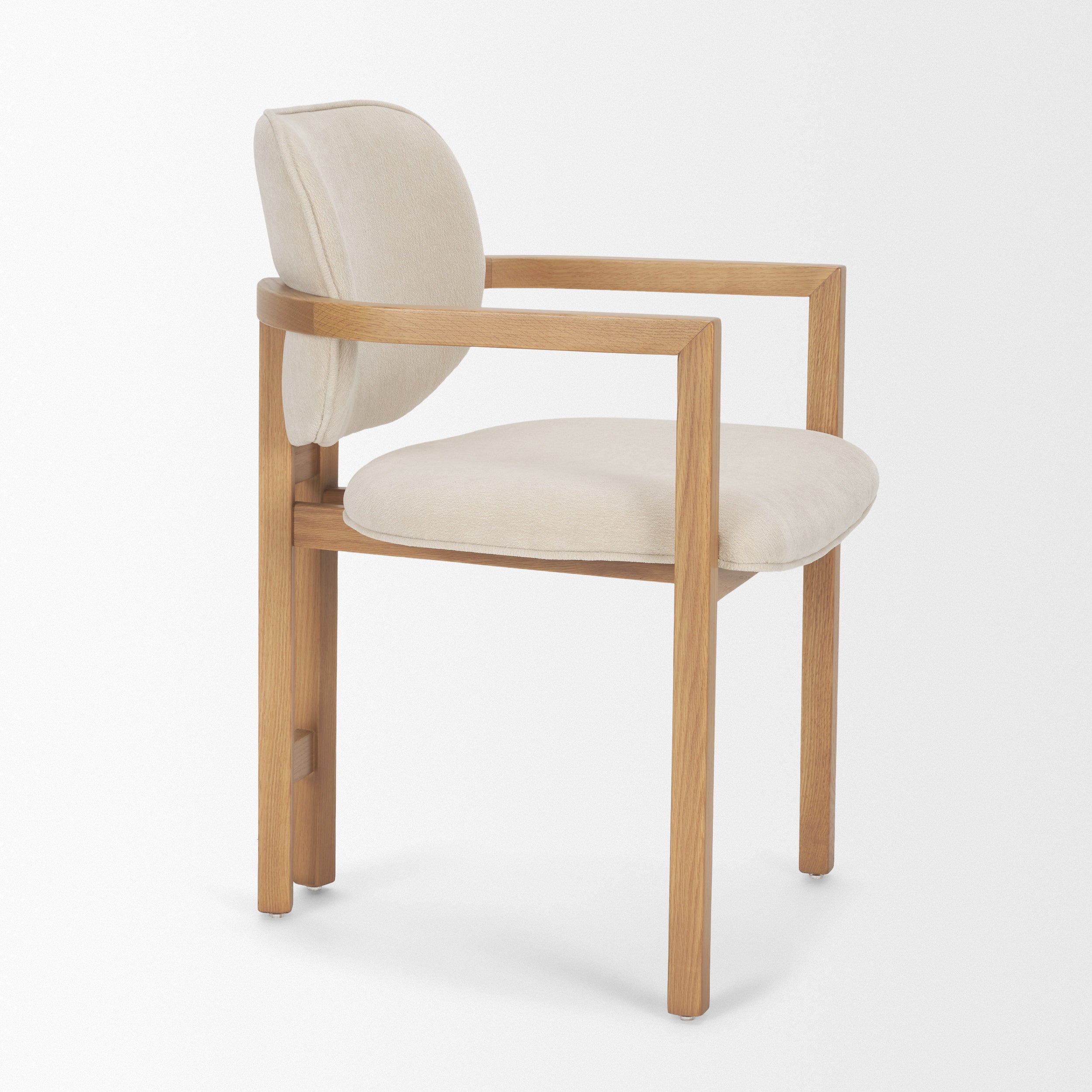 Carlisle Curved Back Tripod Frame Dining Armchair
