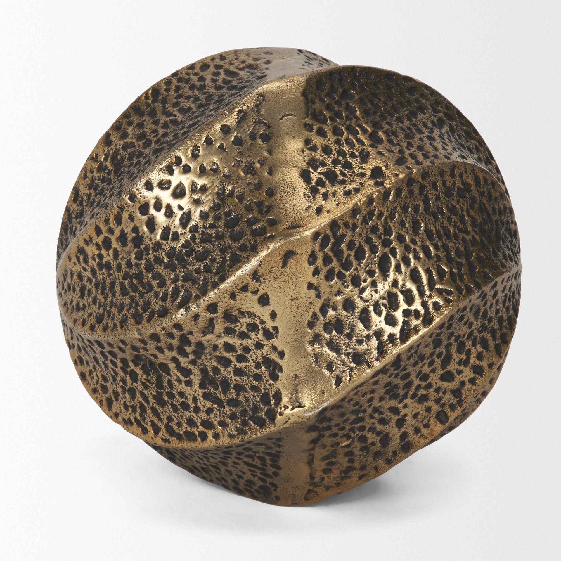 Imani Large Sculptural Metal Decorative Orb Object