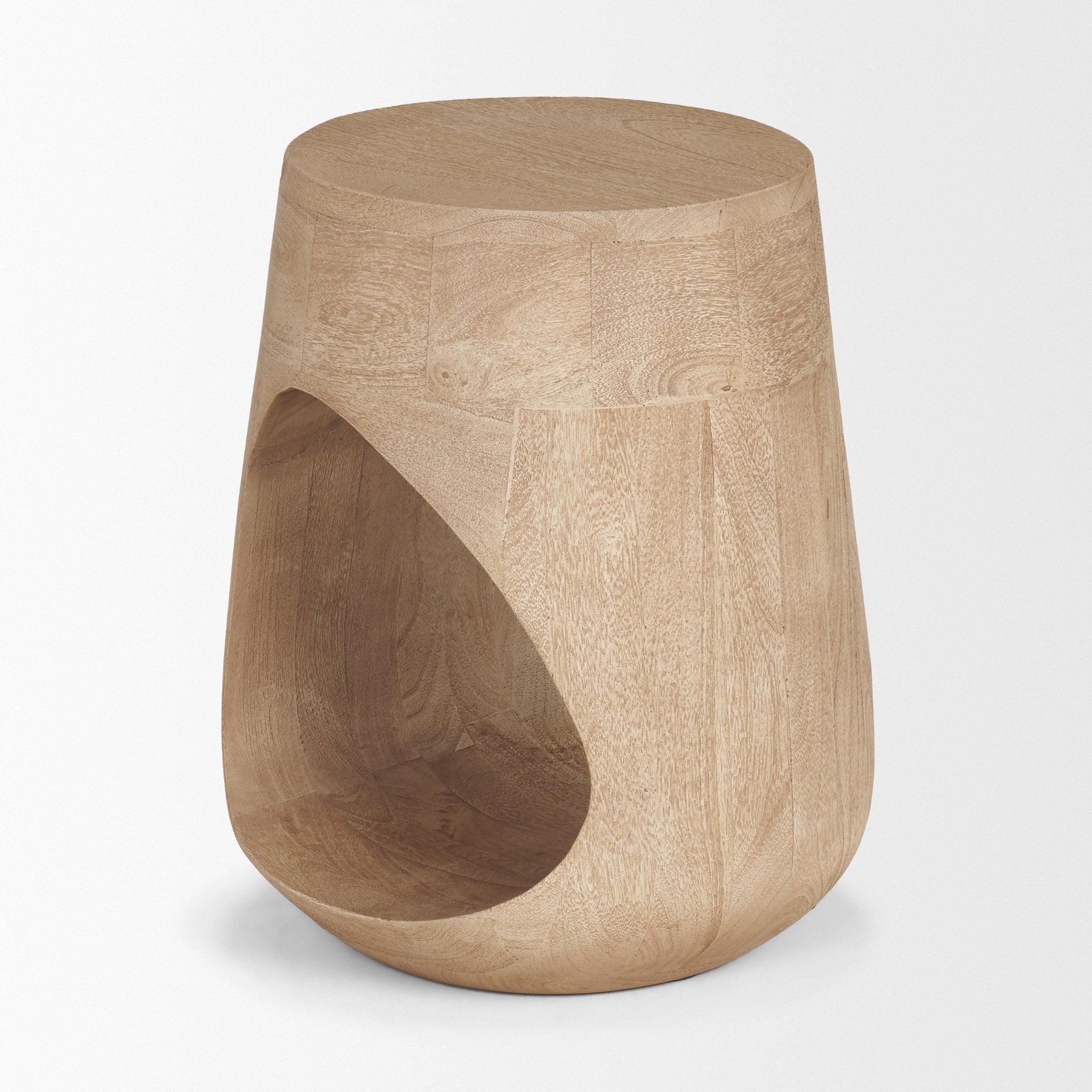 Cove Sculptural Open Side Table
