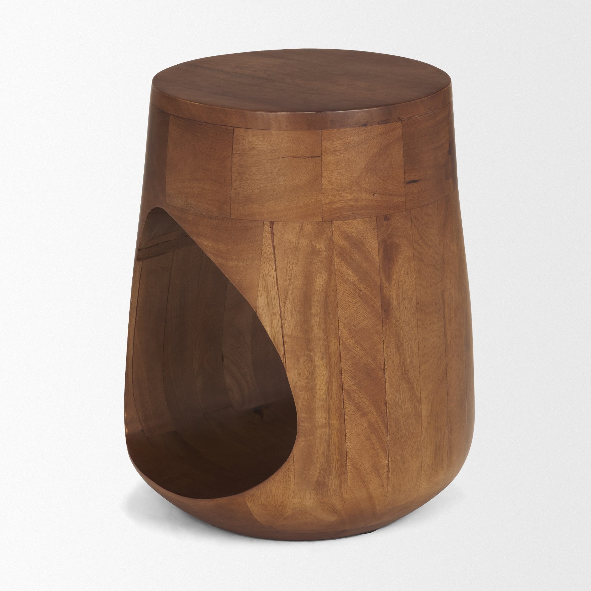 Cove Sculptural Open Side Table