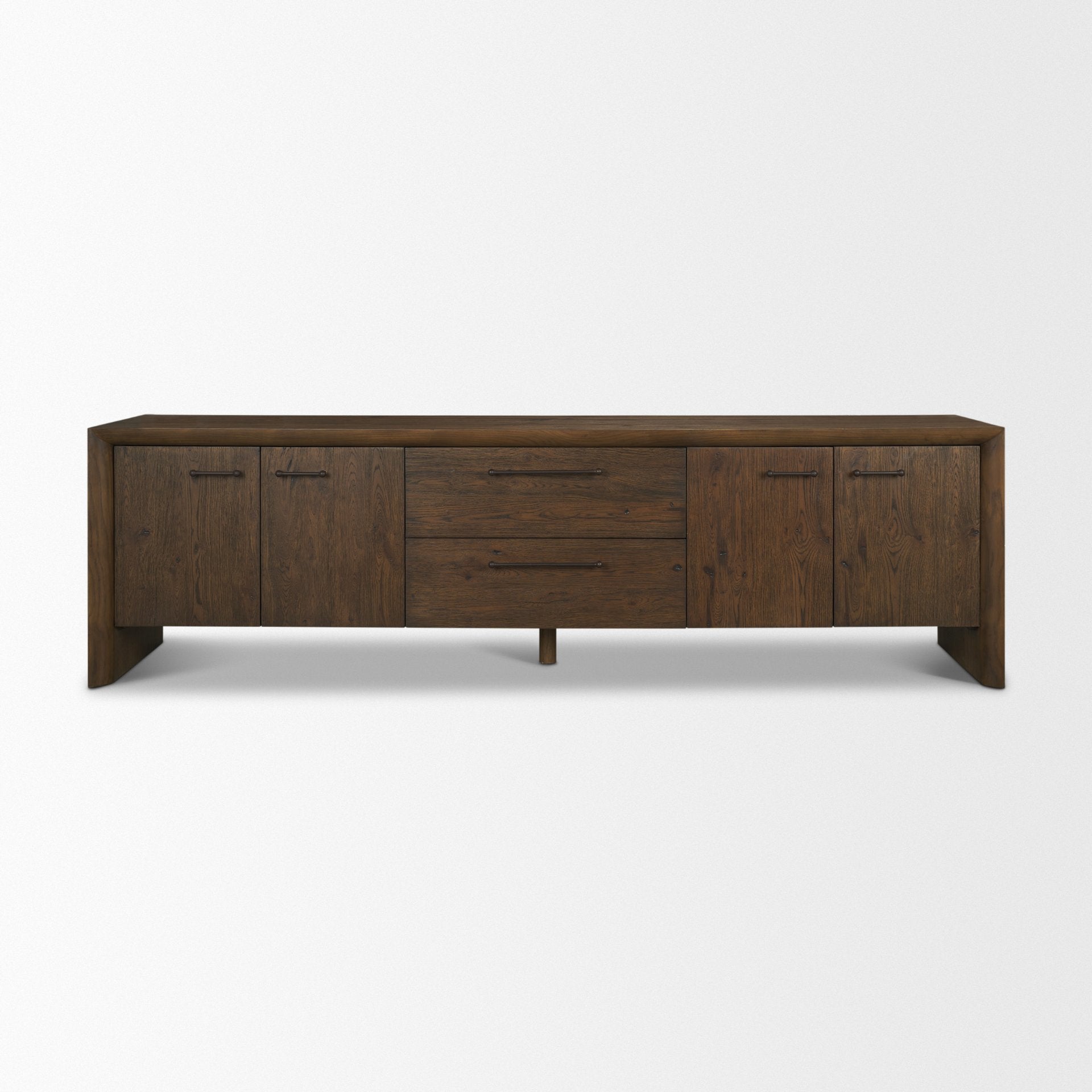 Belford 94" Oak Wood Media Console
