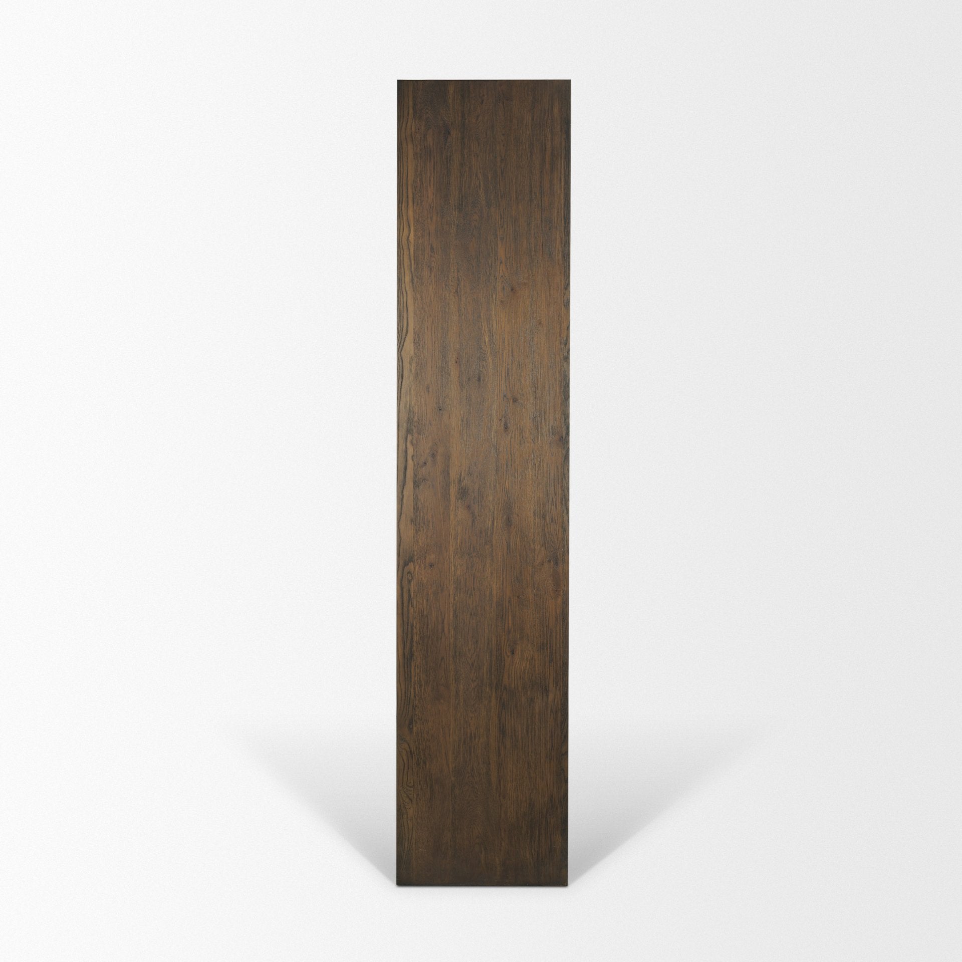 Belford 2-Door Open Oak Wood Shelving Unit