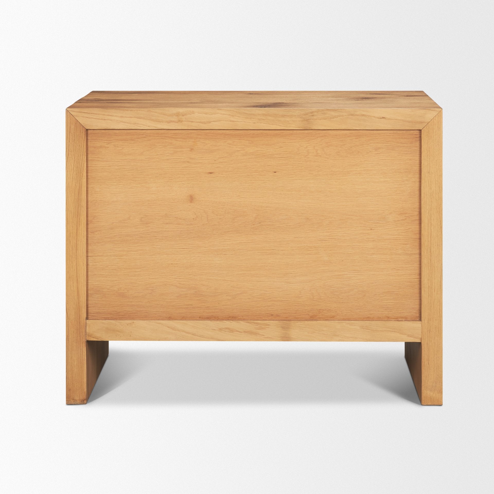 Belford 3-Drawer Oak Wood Closed Nightstand