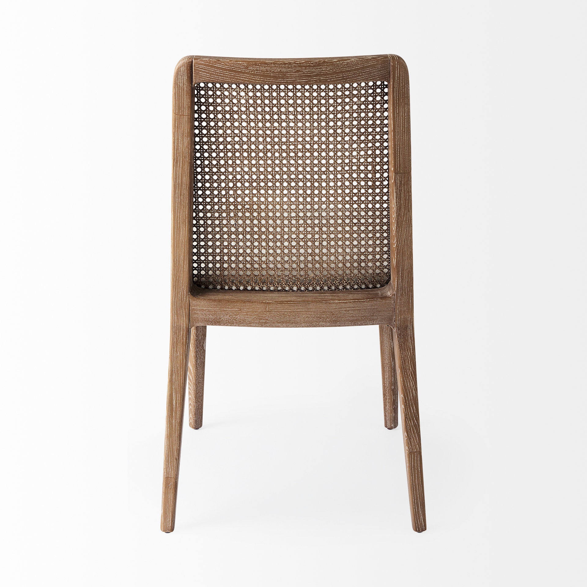 Clara Cane Back Armless Dining Chair
