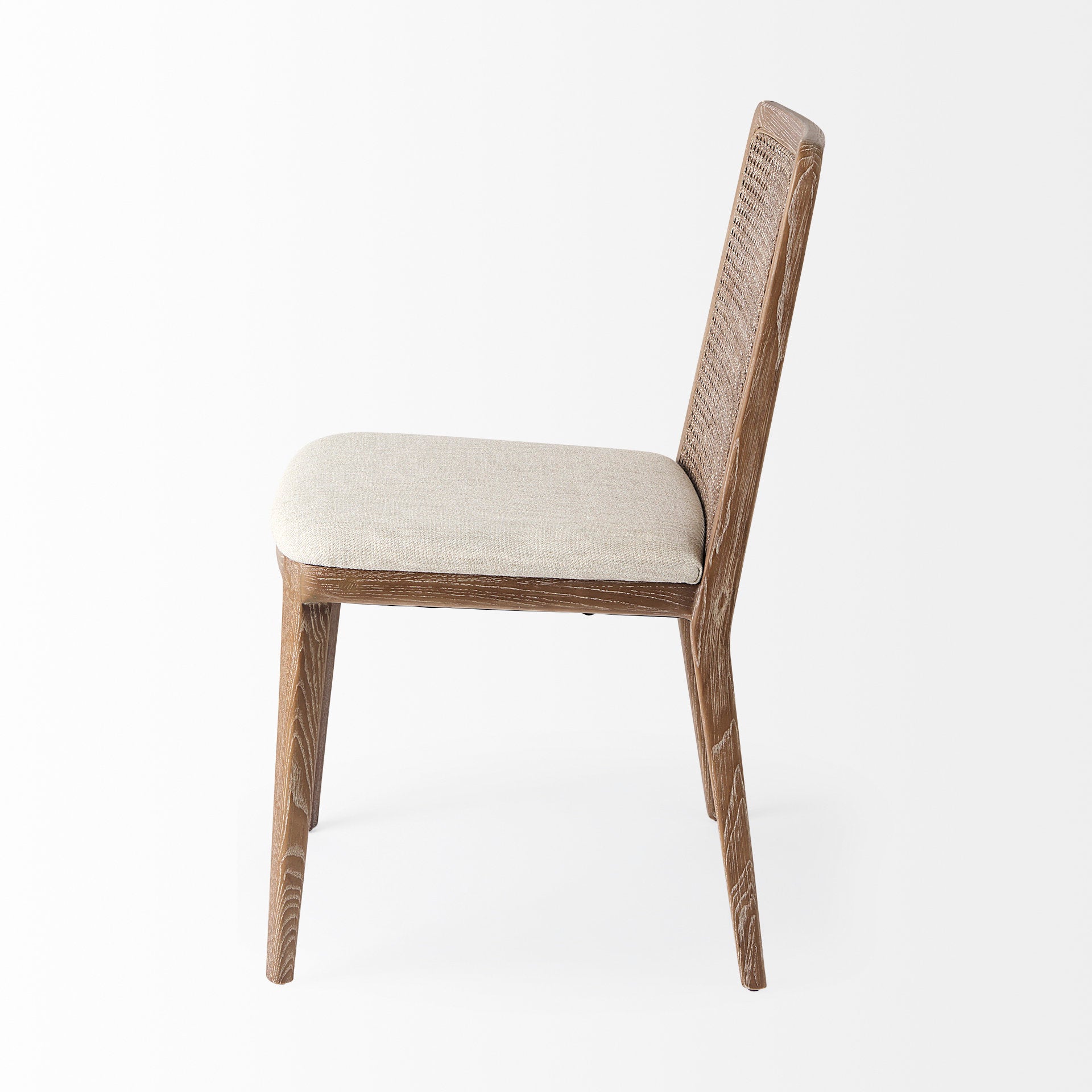 Clara Cane Back Armless Dining Chair