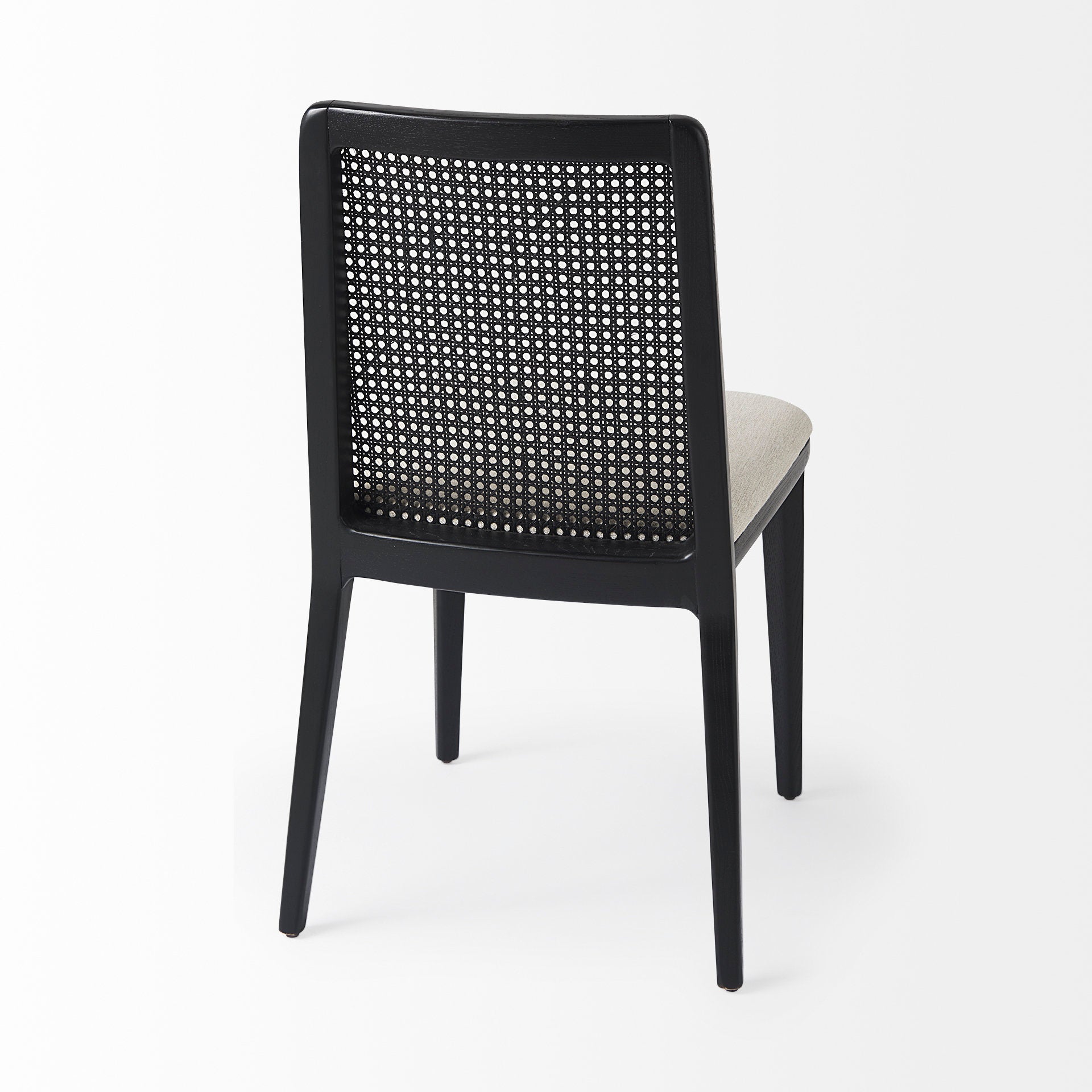 Clara Cane Back Armless Dining Chair
