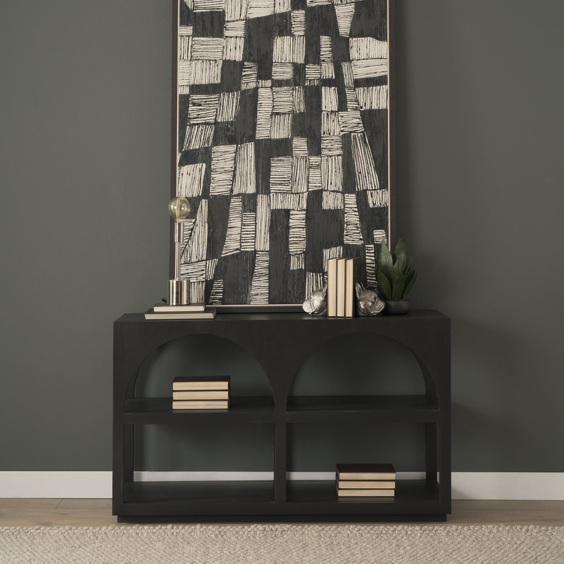 Mooney Metal Shade-less Table Lamp