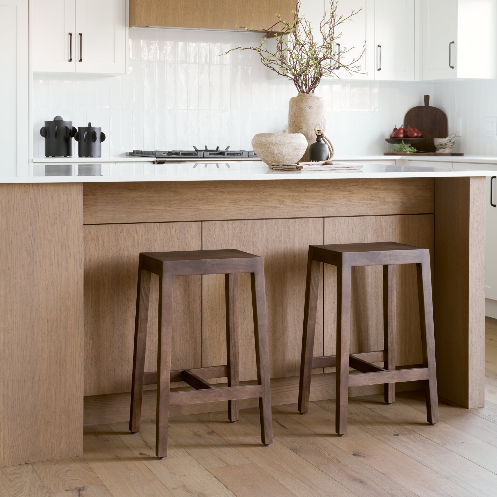 Colony Solid Wood Counter Stool