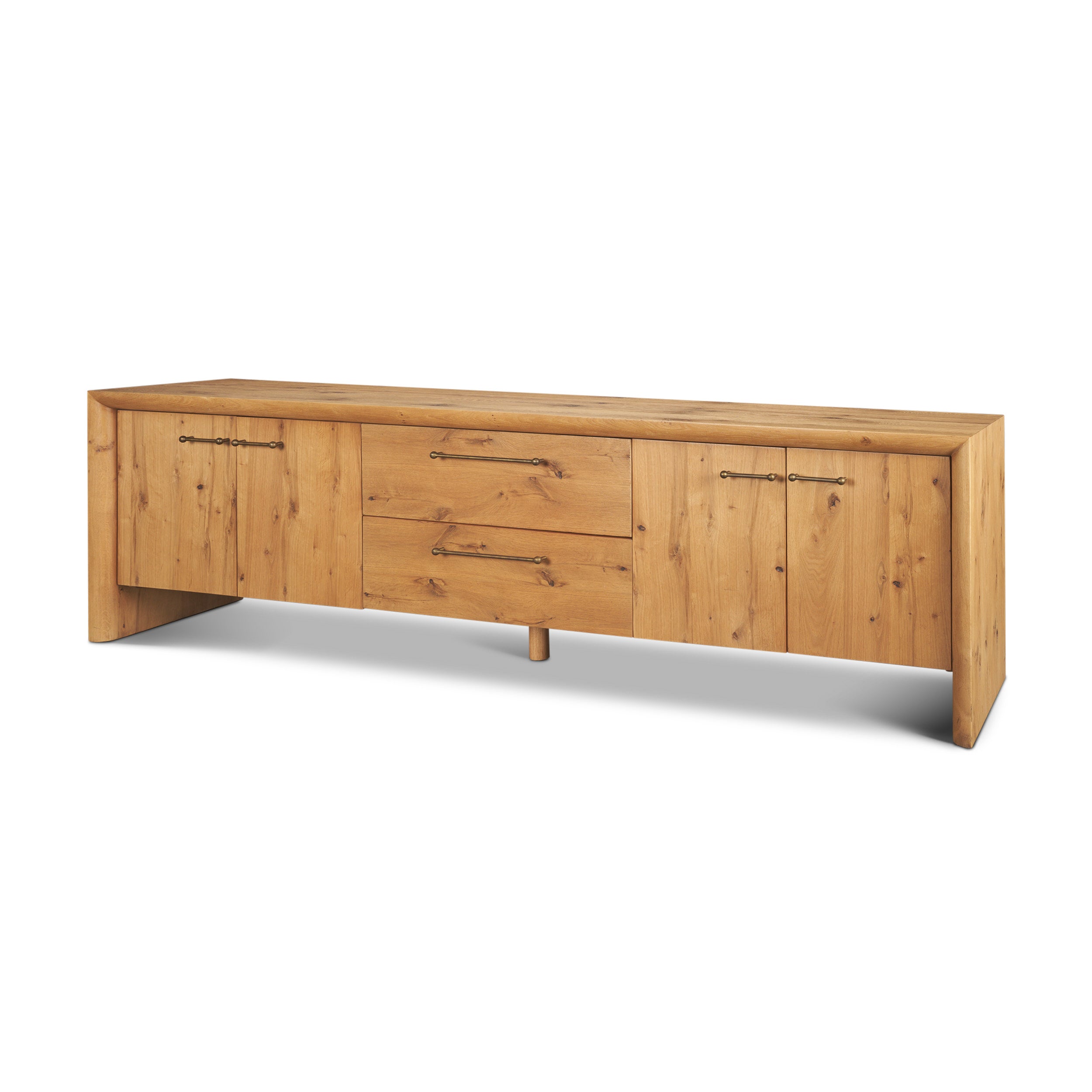Belford 94" Oak Wood Media Console