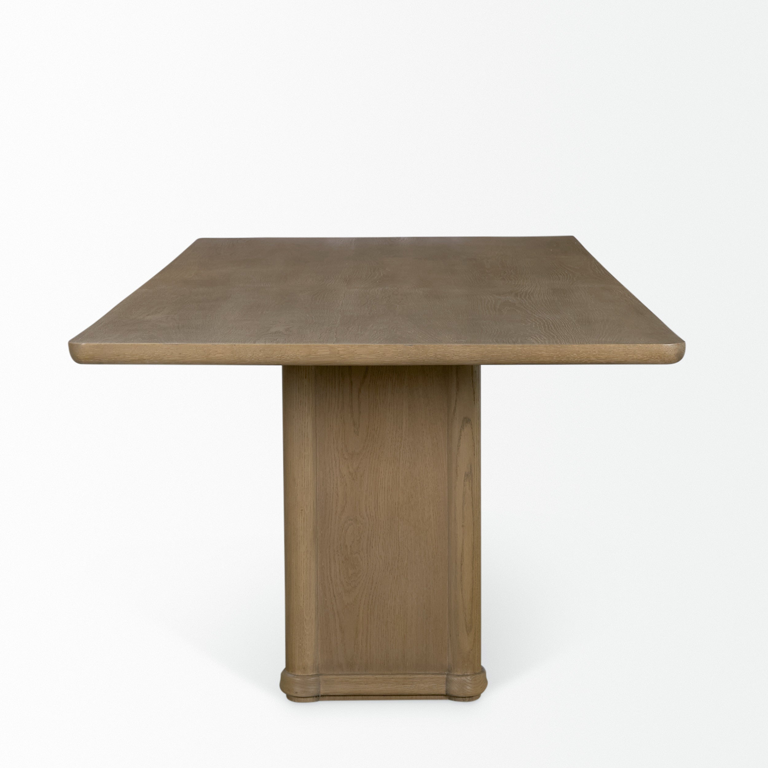 Alden 84" Rectangular Medium Brown Wood Dining Table