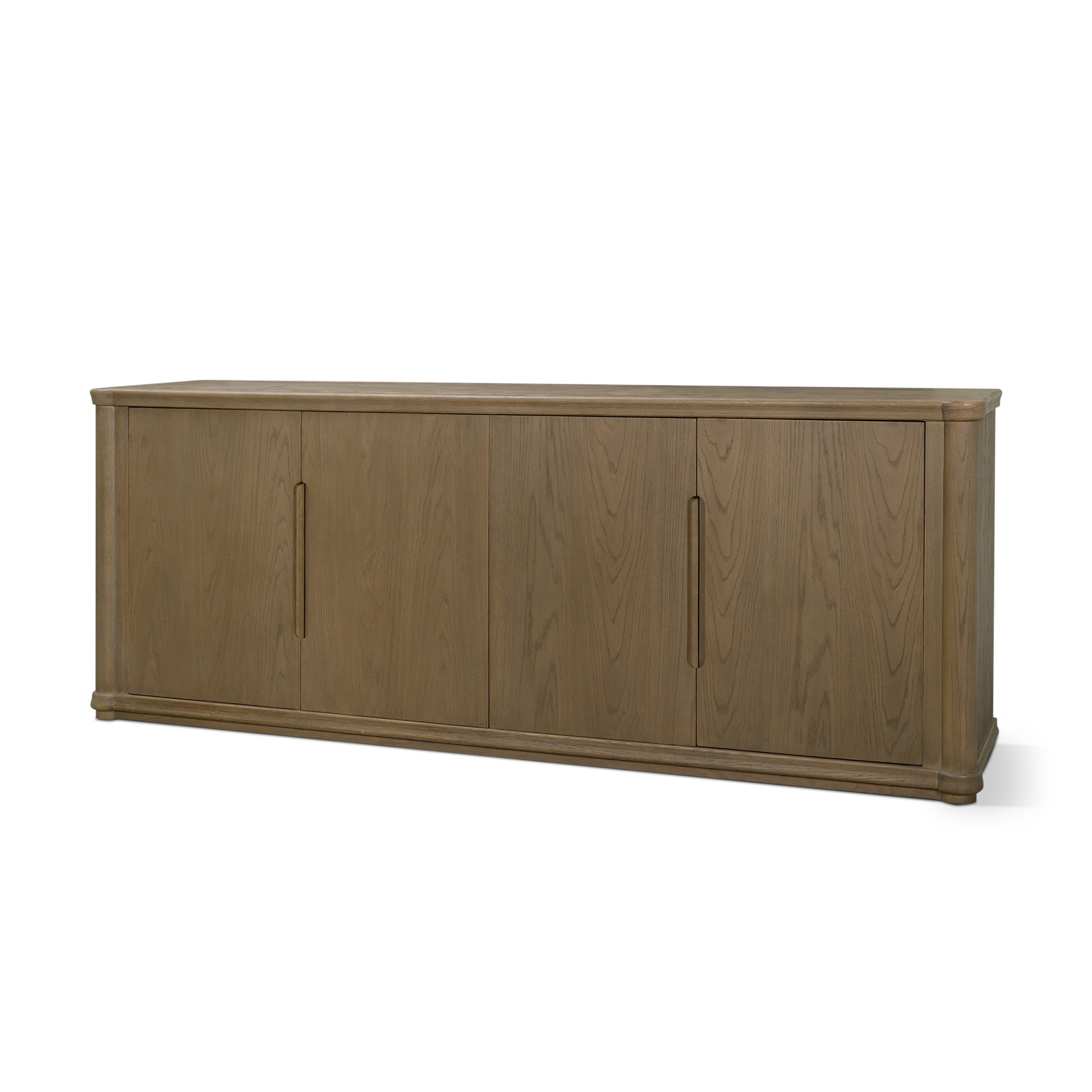 Alden Medium Brown Wood 4-Door Closed Sideboard