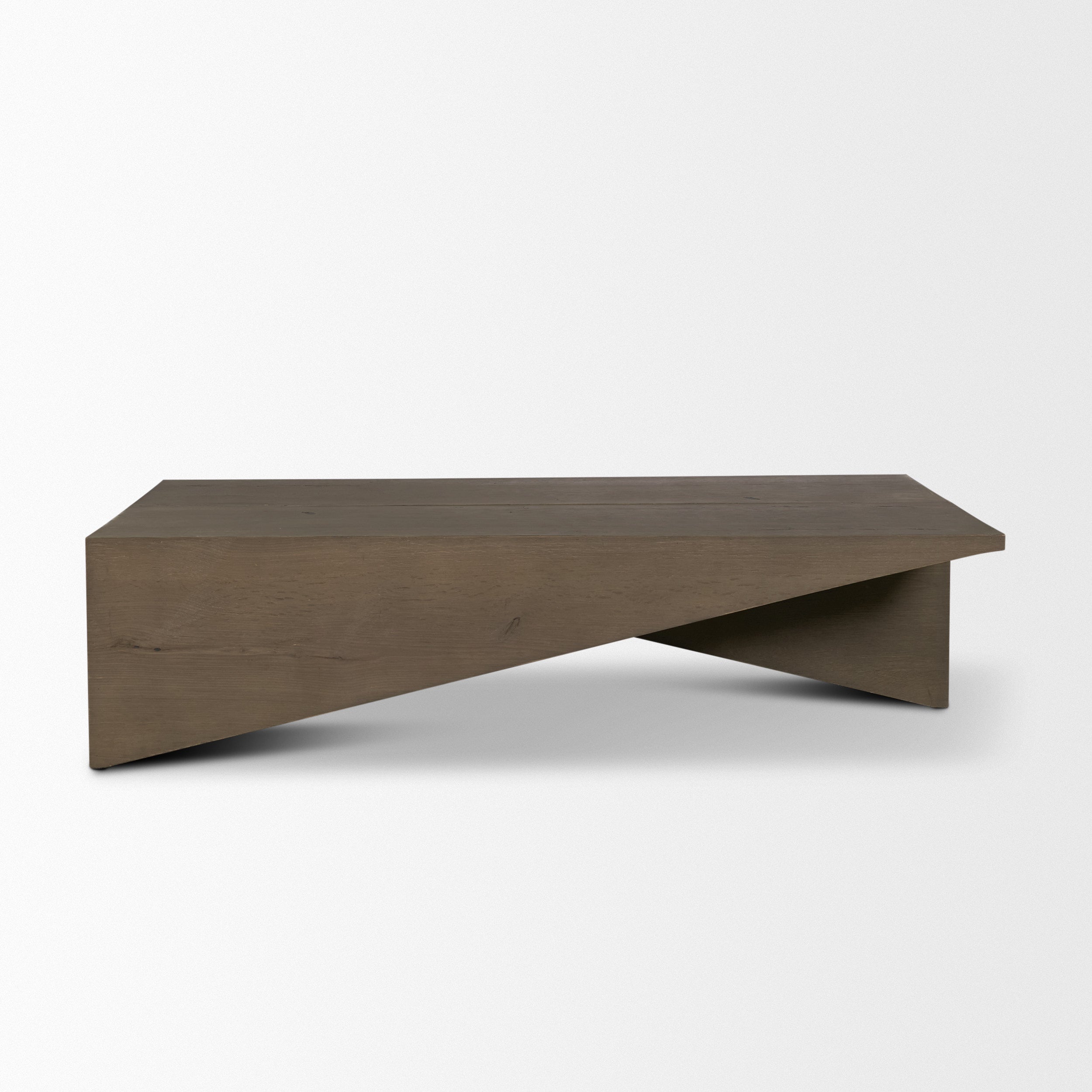 West Oak Wood Rectangular Coffee Table
