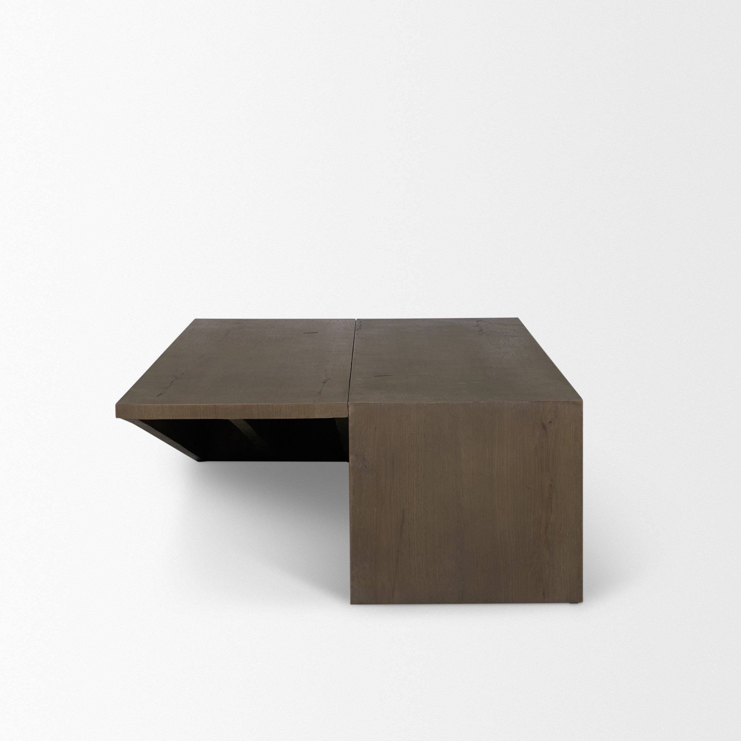 West Oak Wood Rectangular Coffee Table