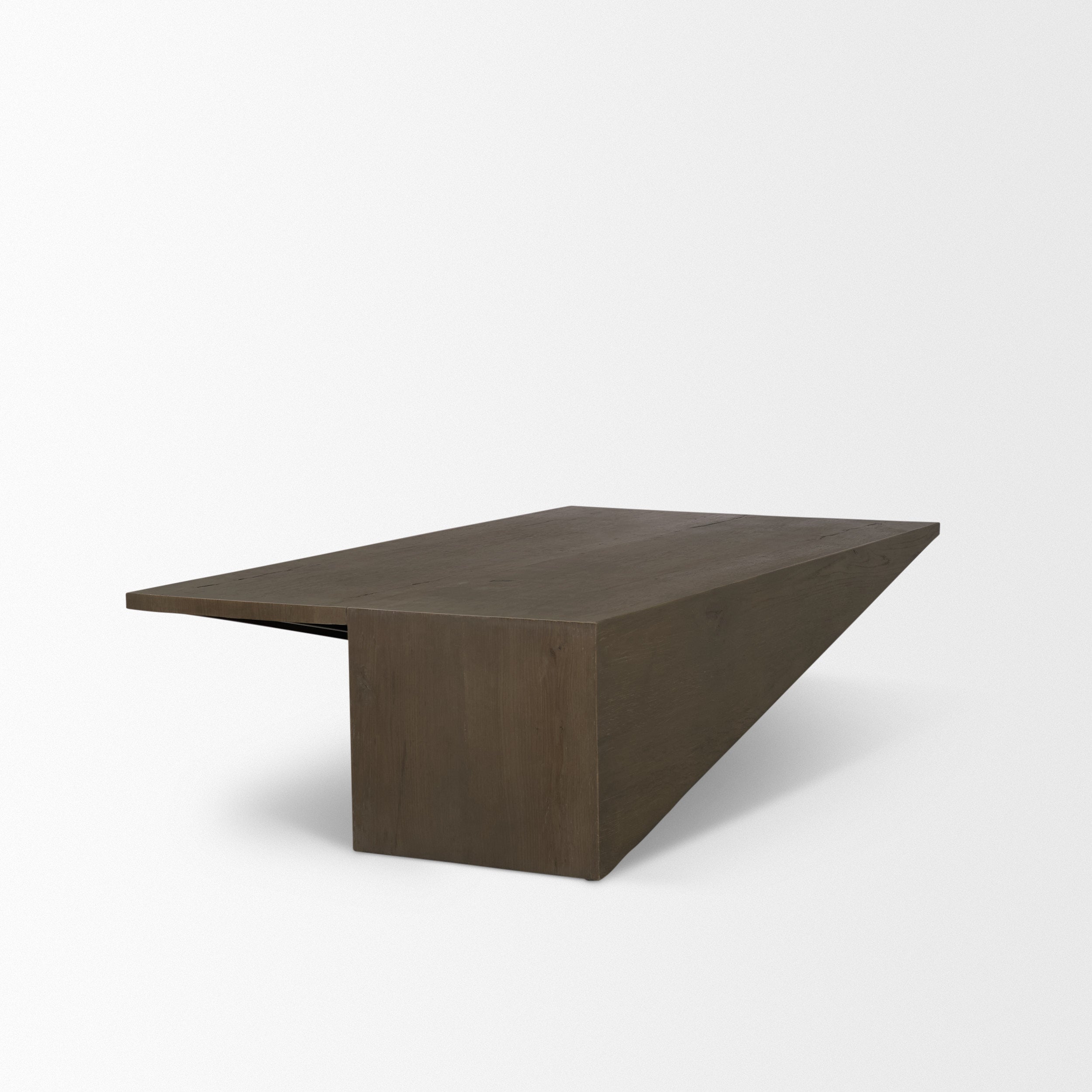 West Oak Wood Rectangular Coffee Table
