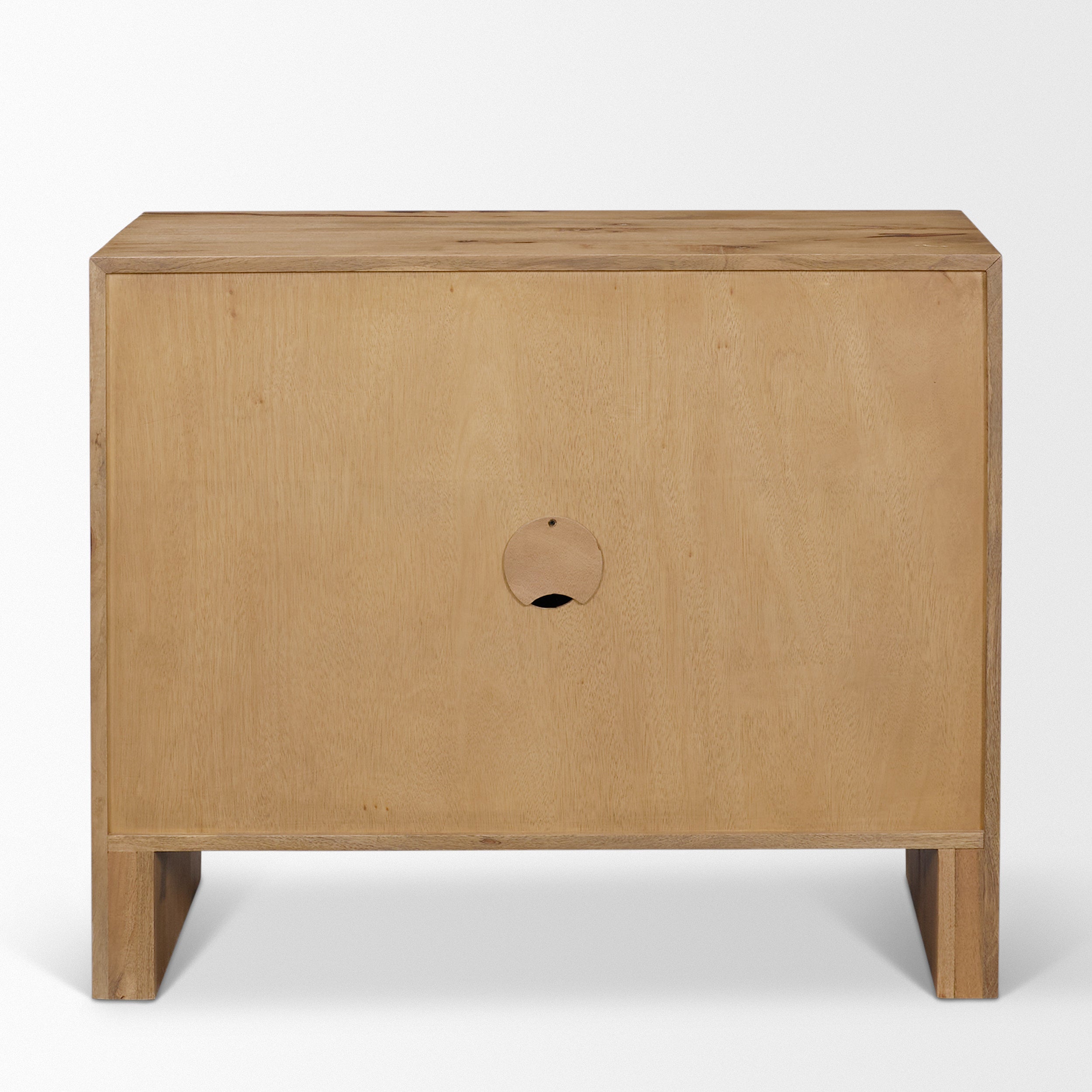 Notts Brown Wood 2-Door Accent Cabinet