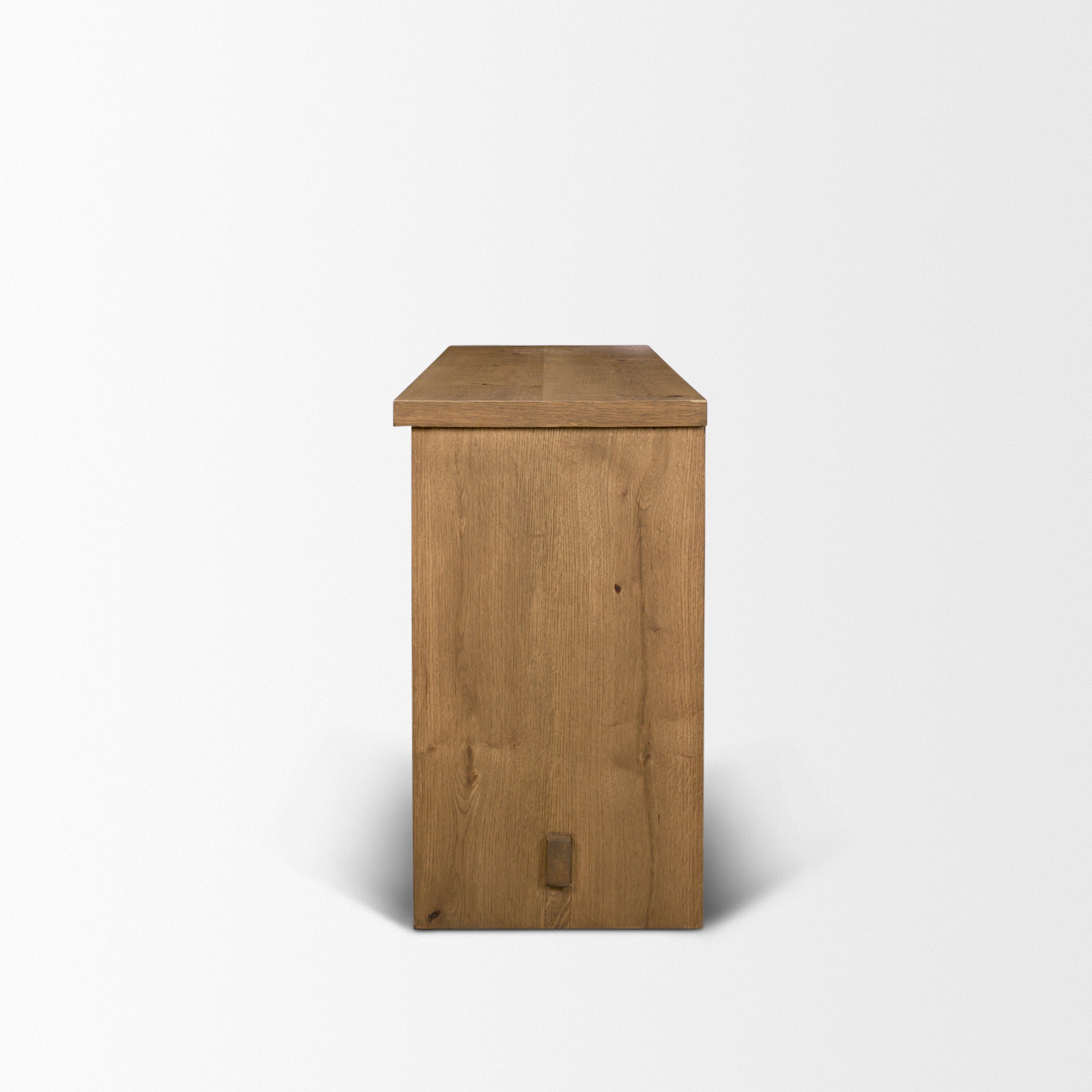 Alcott Brown Wood 4-Door Closed Sideboard