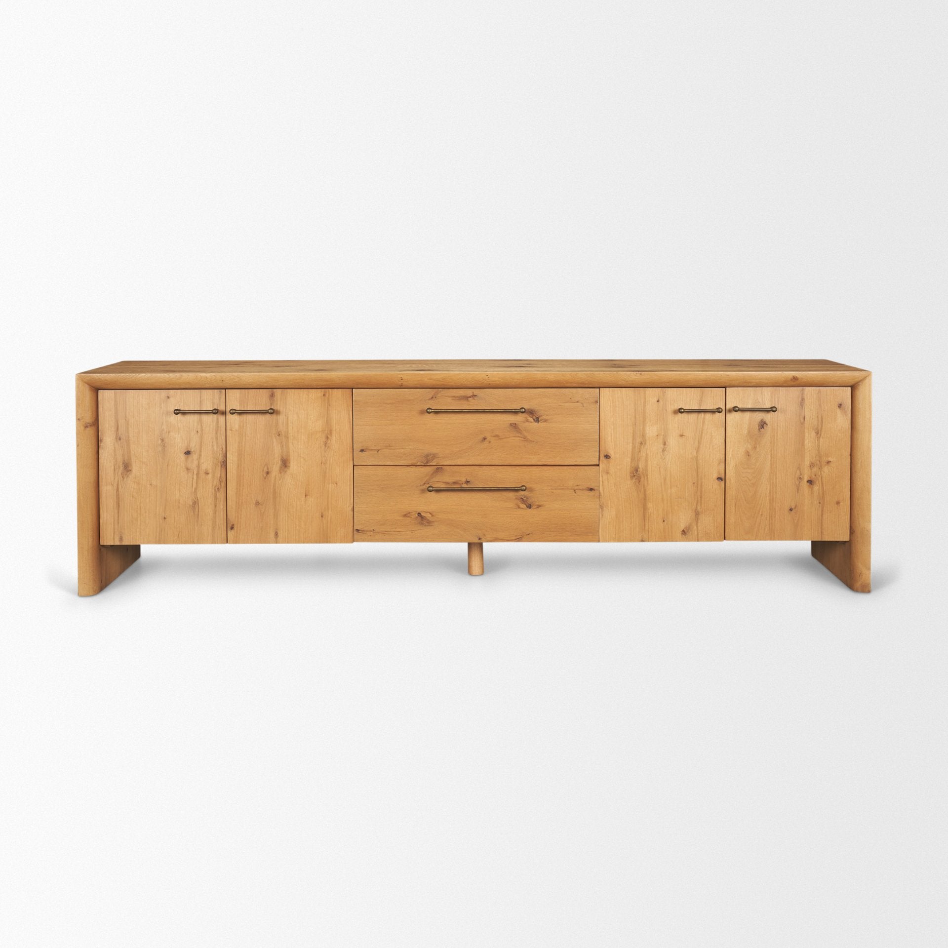 Belford 94" Oak Wood Media Console