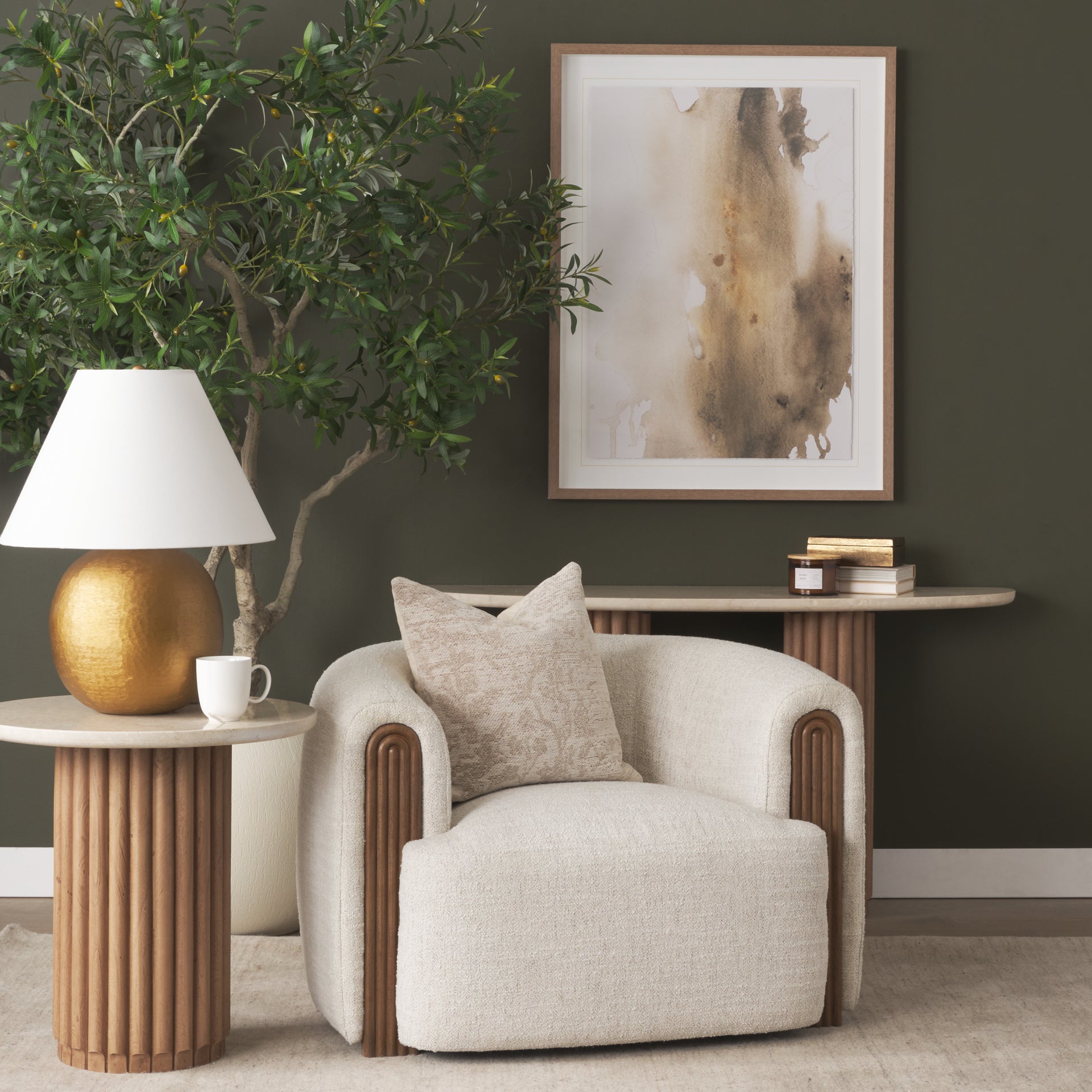 Kornelia Barrel Accent Chair