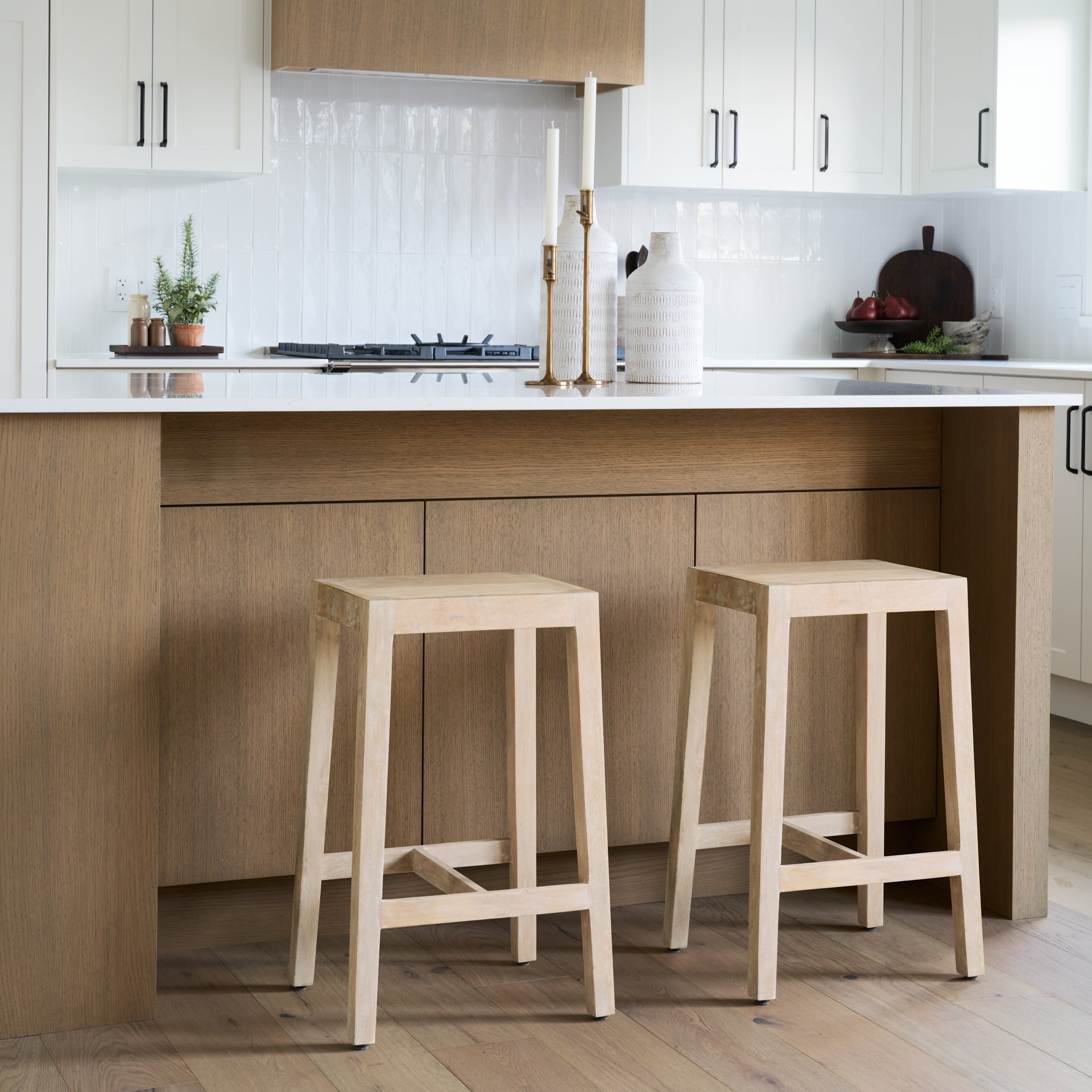 Colony Solid Wood Counter Stool