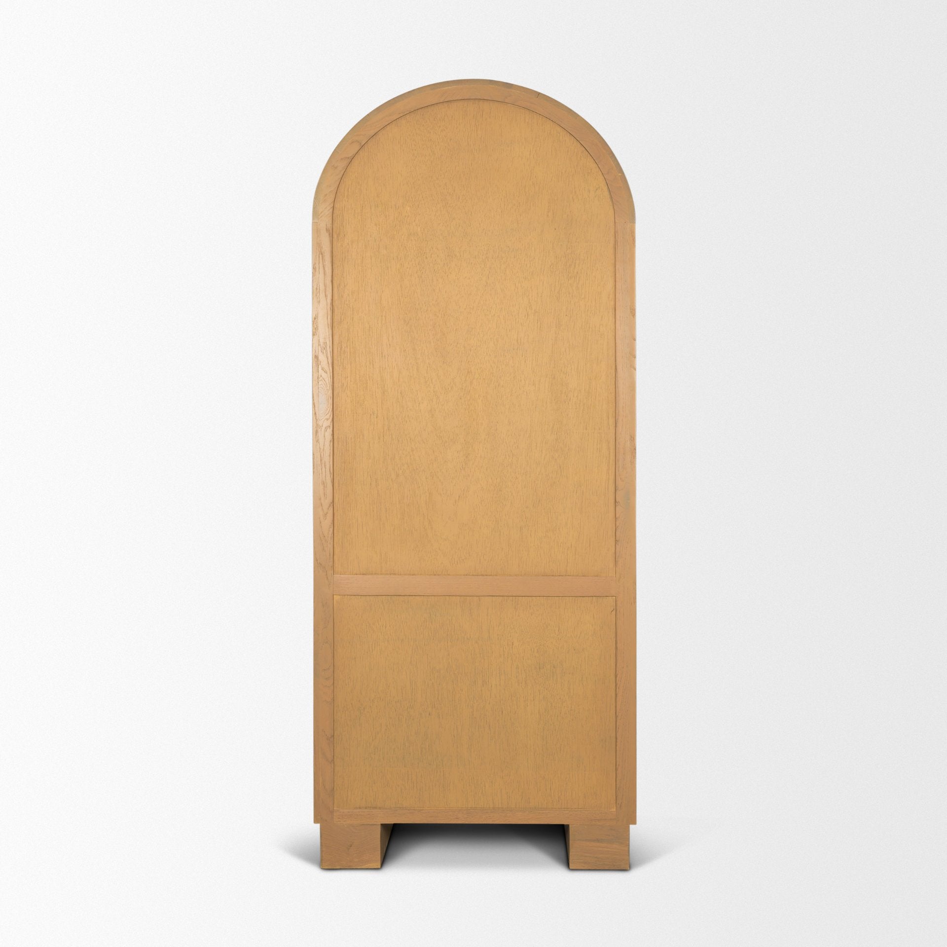 Hawthorne Solid Oak Wood with Glass Curio Cabinet