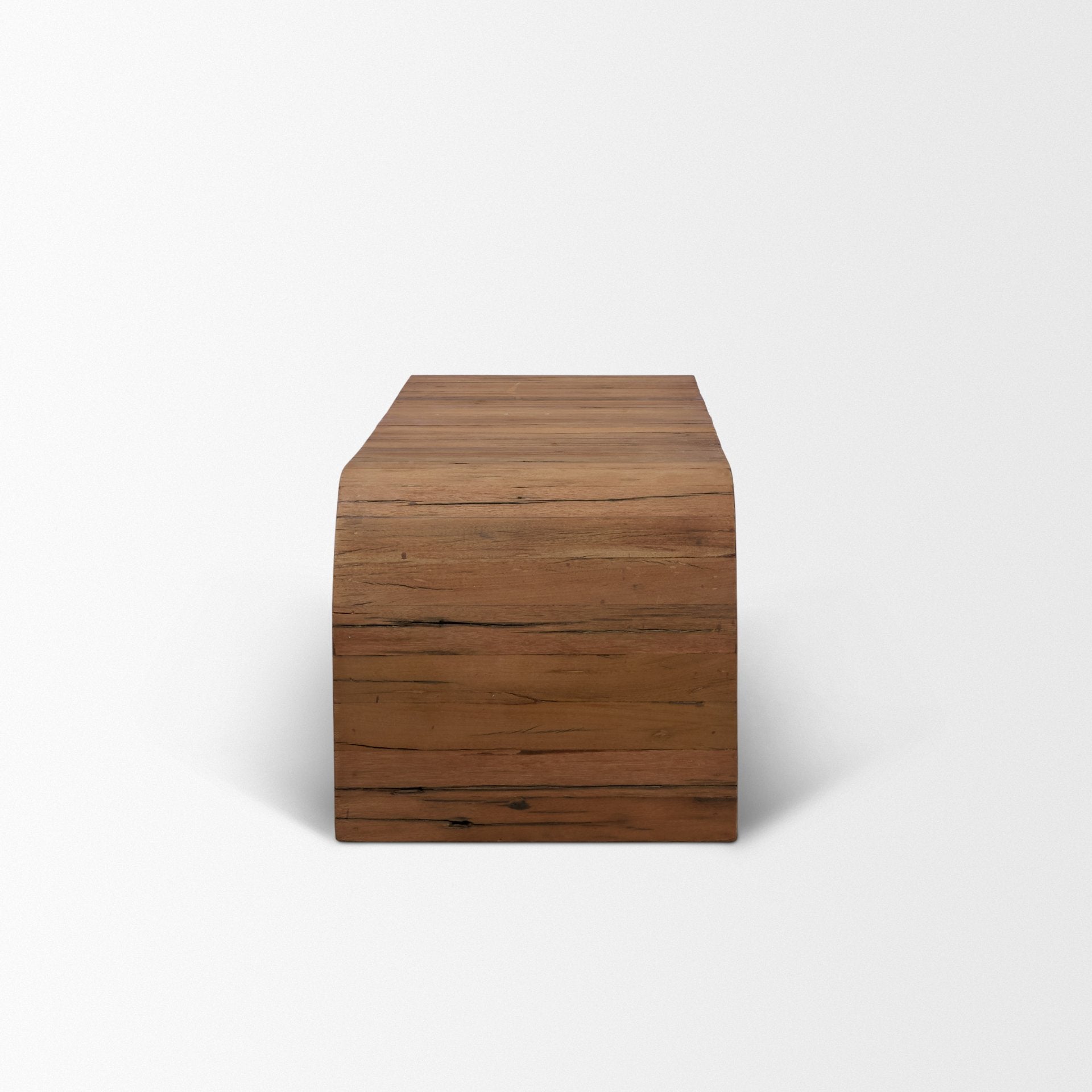 Denton Medium Brown Relcaimed Wood Bench