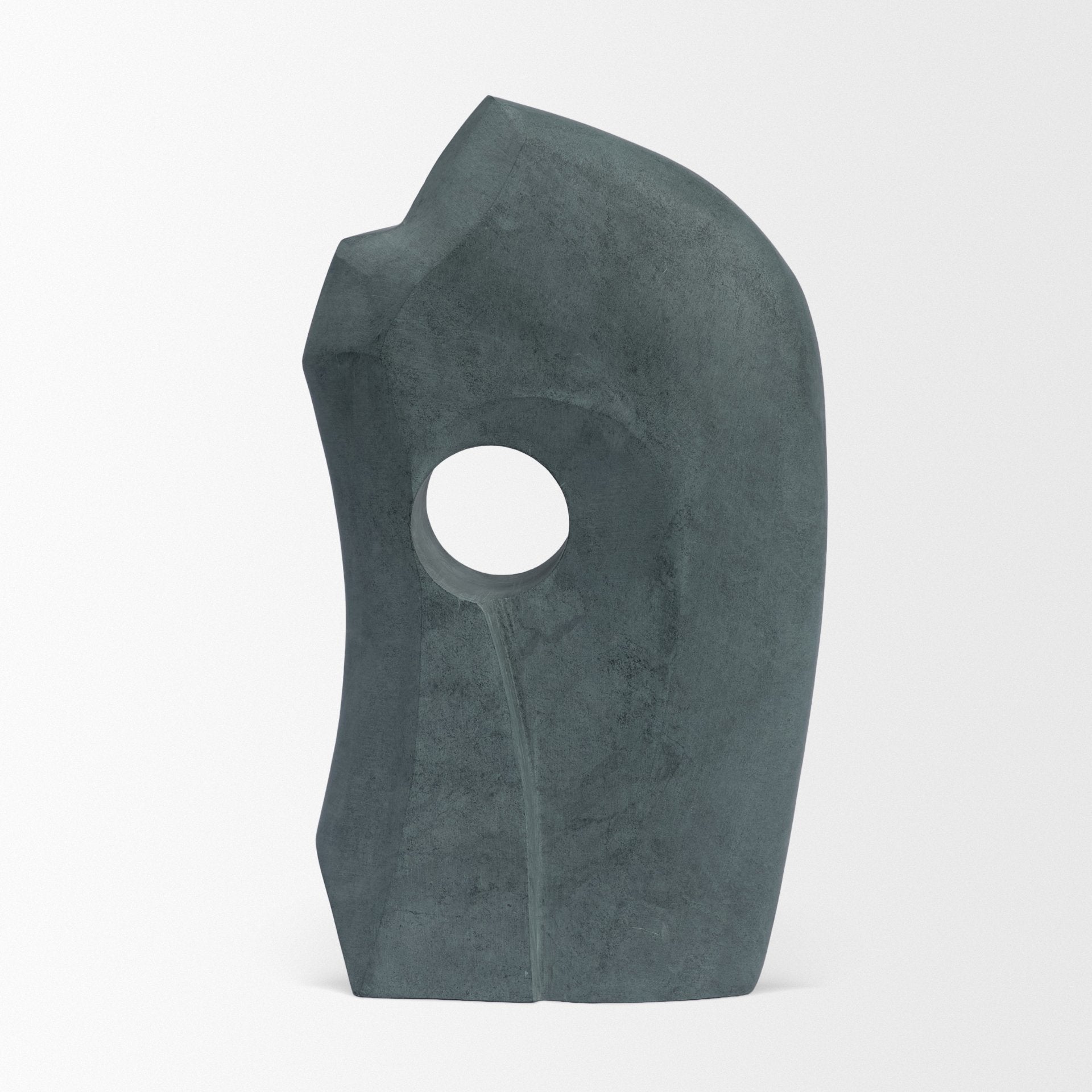 Carico Sculptural Gray Marble Decorative Object