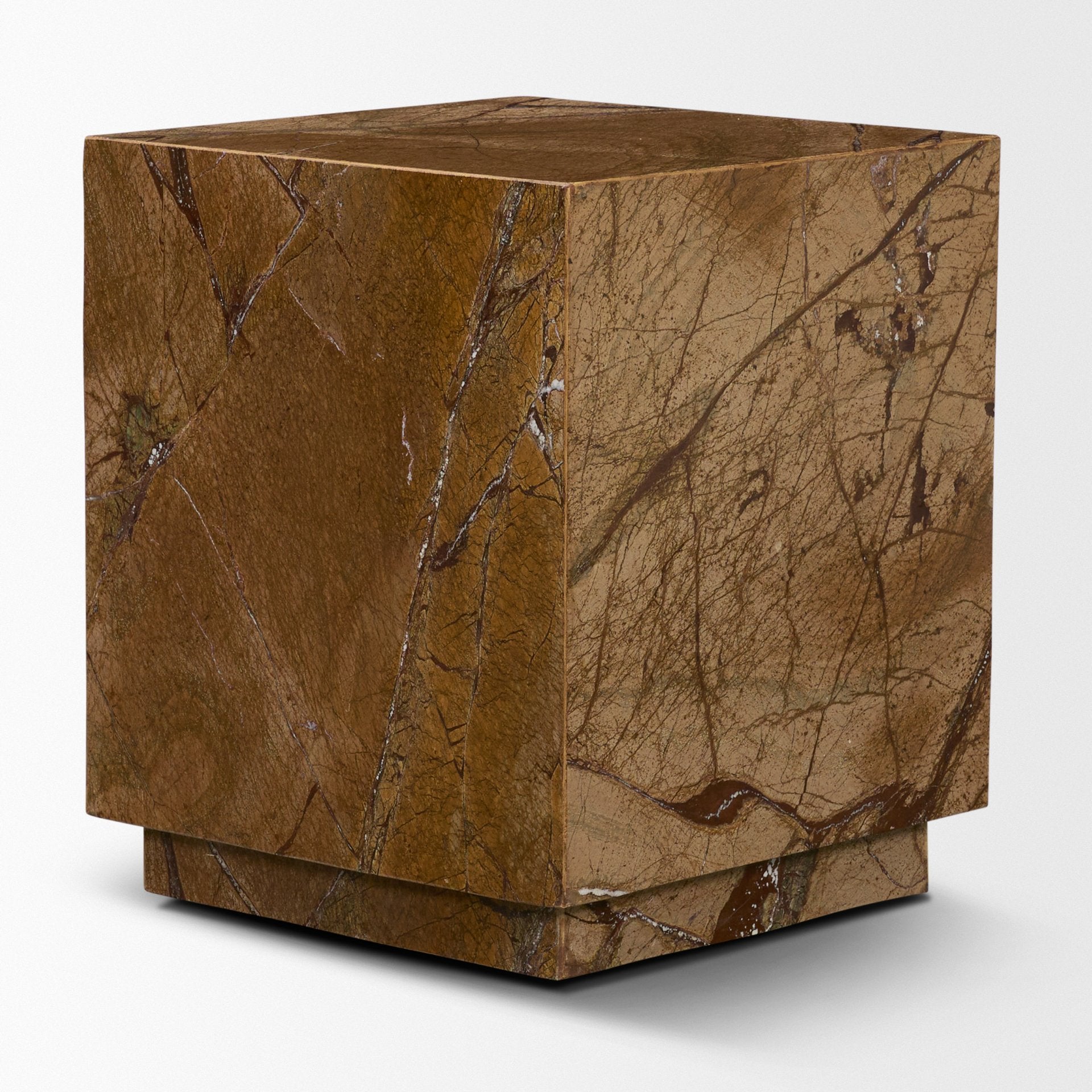 Matteo Solid Marble Square Side Table