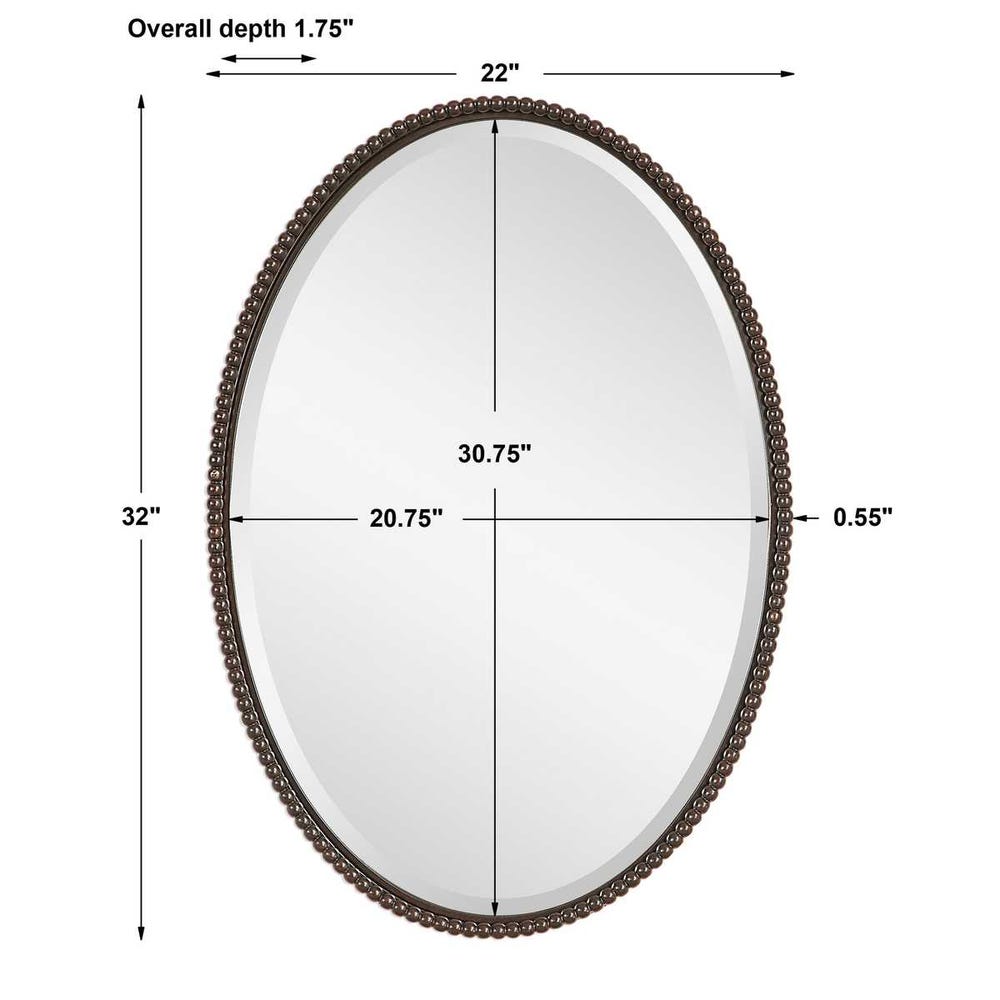 Uttermost Sherise Oval Mirror