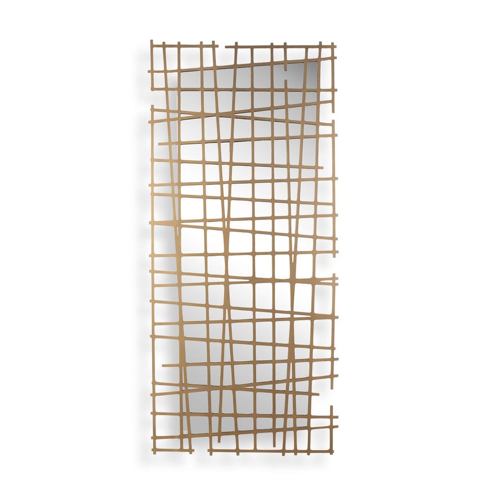 Uttermost Golden Intersection Mirrored Wall Decor