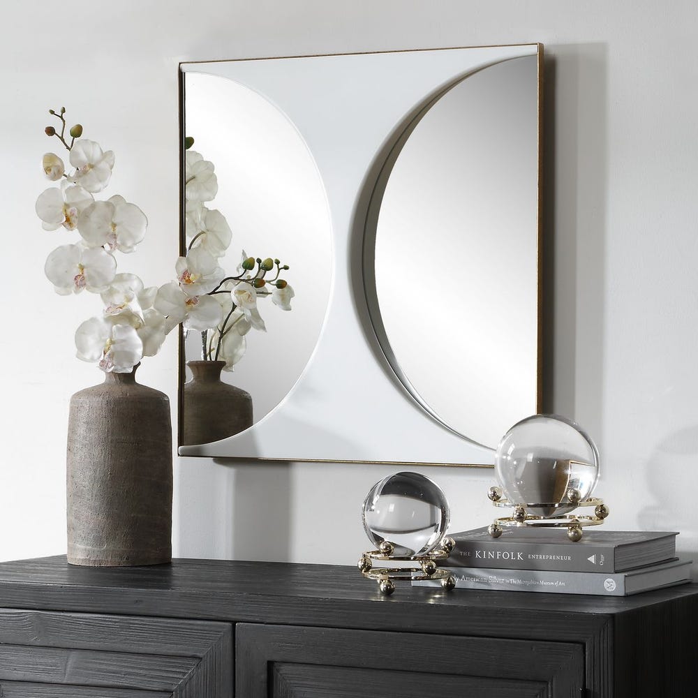 Uttermost New Moon Mirrored Wall Decor