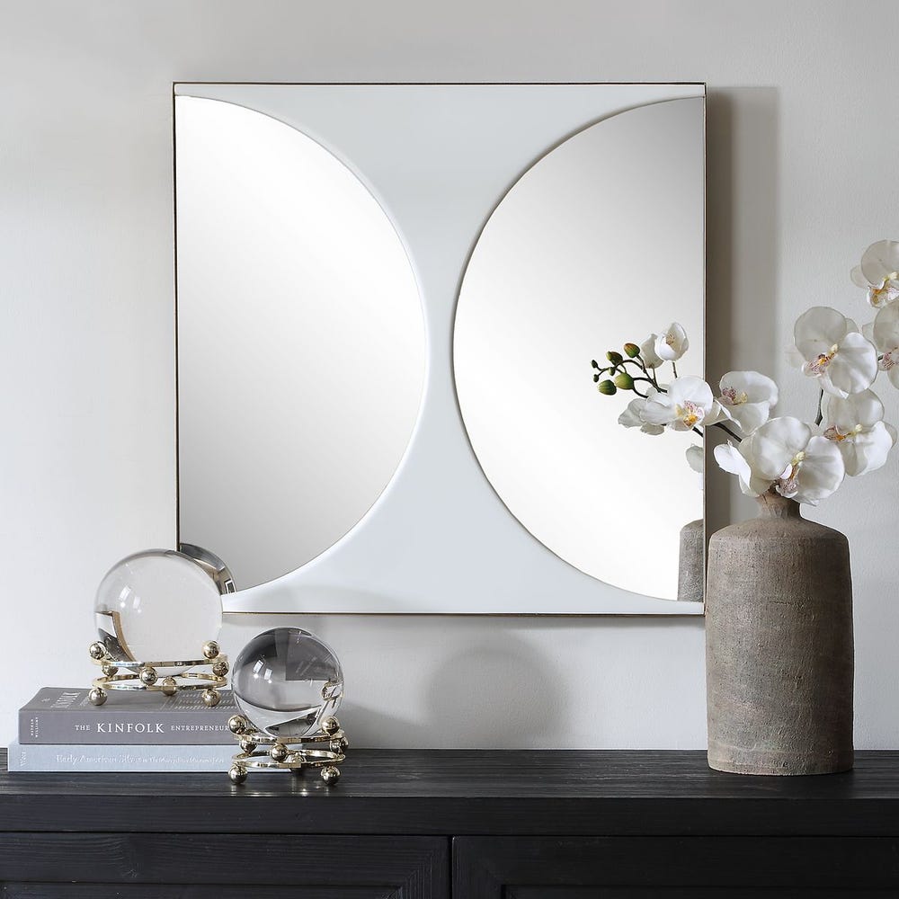 Uttermost New Moon Mirrored Wall Decor