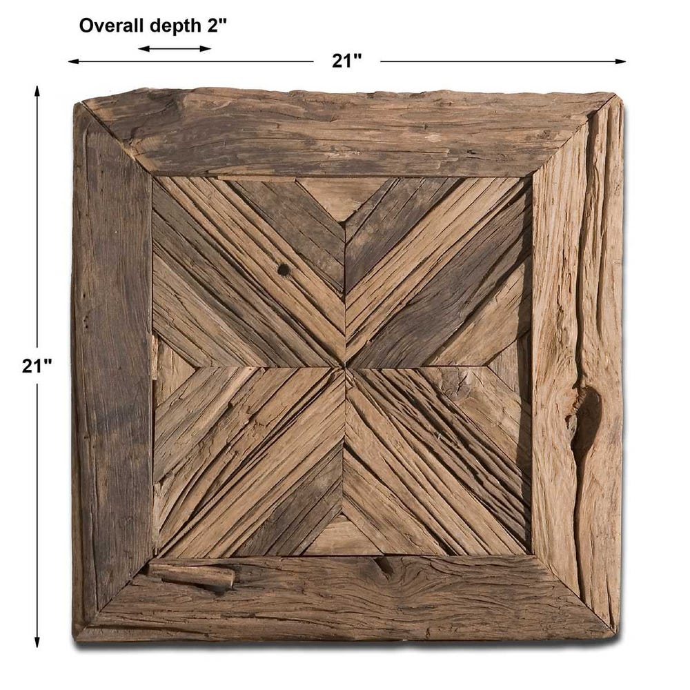 Uttermost Rennick Reclaimed Wood Wall Art