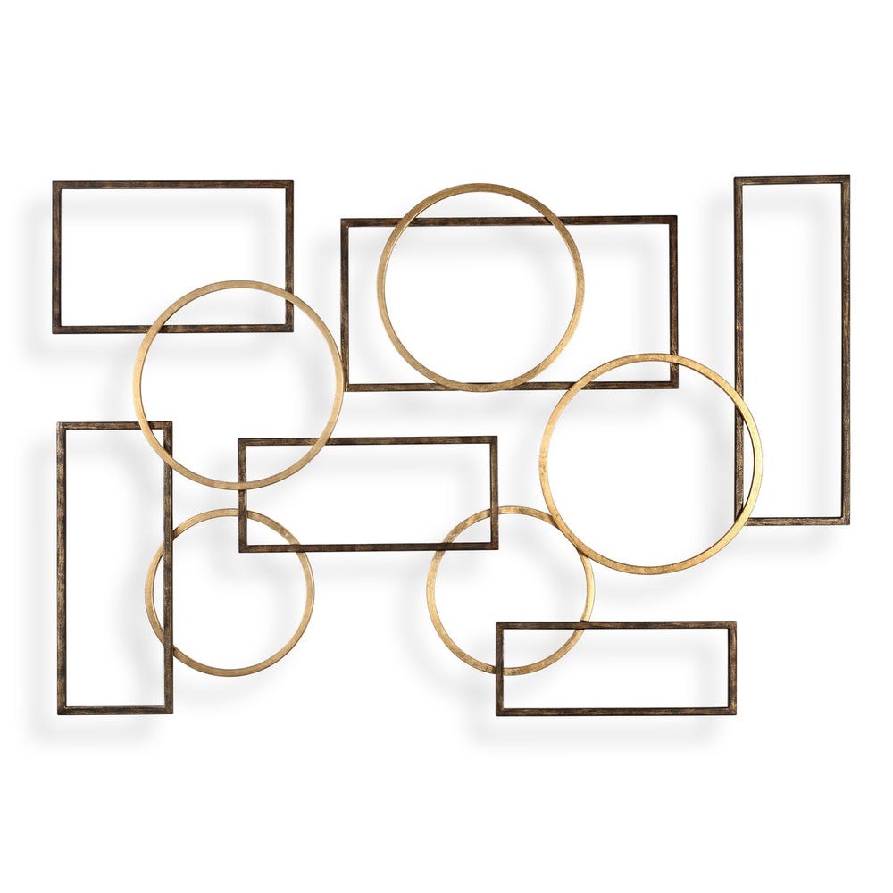Uttermost Elias Bronze And Gold Wall Art